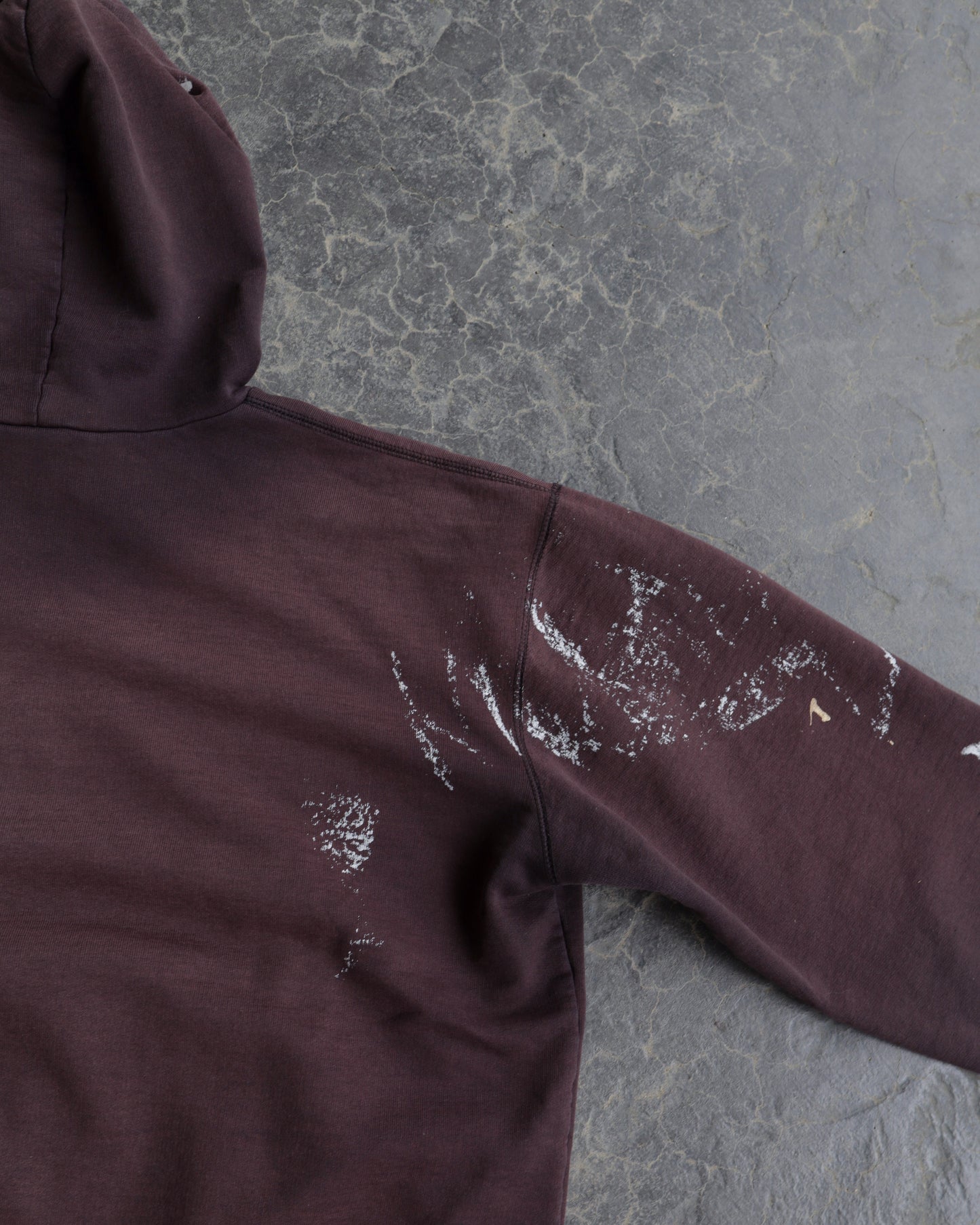90s Faded Carhartt Painter Brown Hoodie - XL