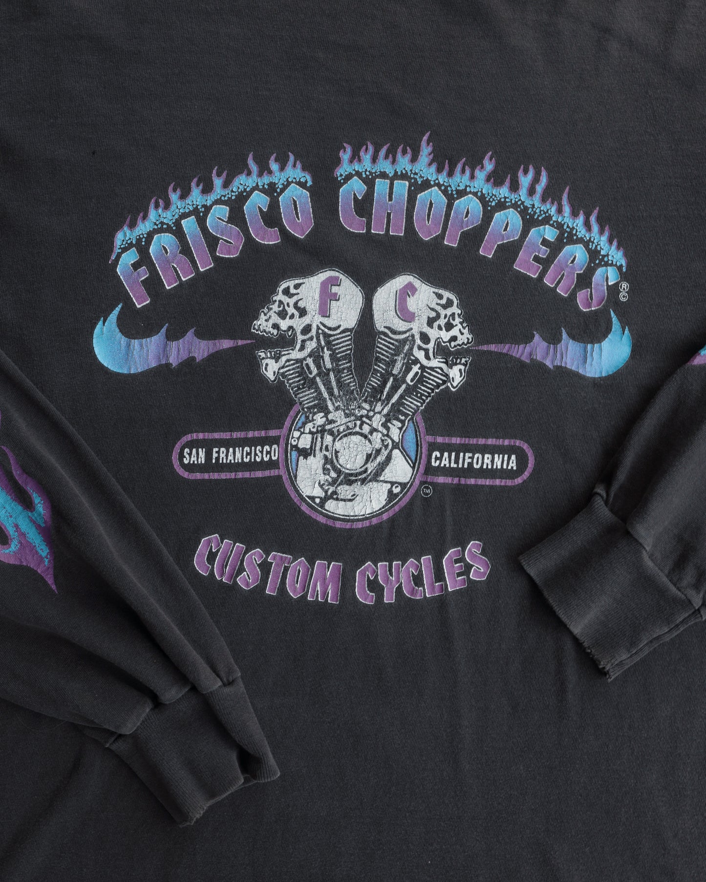 90s Frisco Choppers Long Sleeve Shirt - L