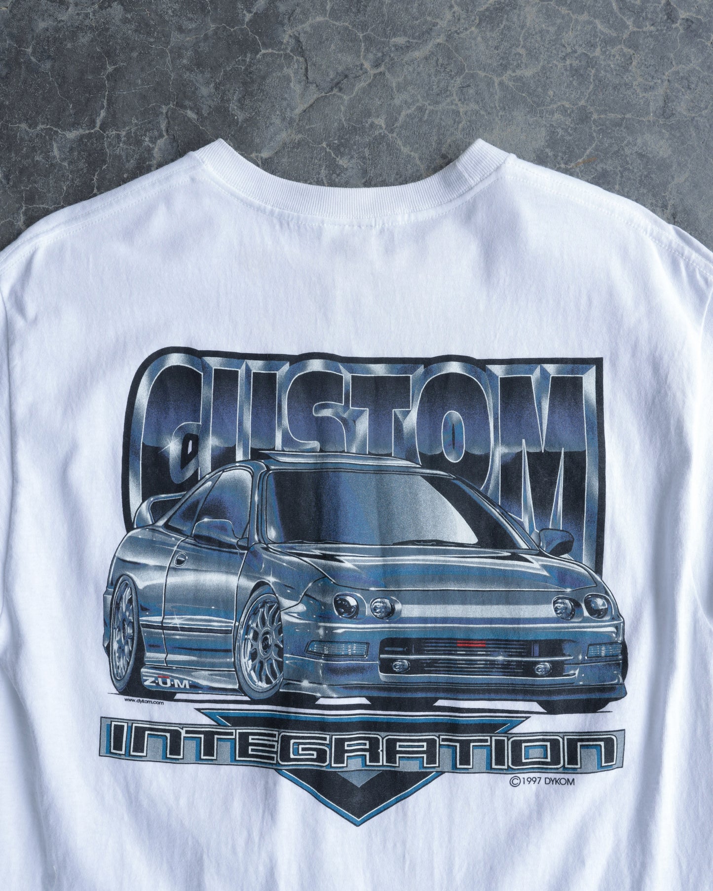 90s Custom Integration White Tee - L