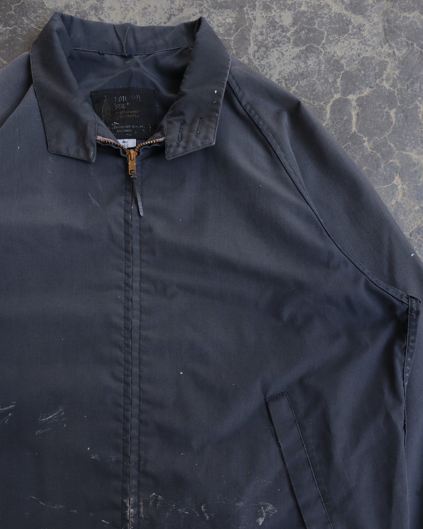 70s London Fog Faded Distressed Jacket - L