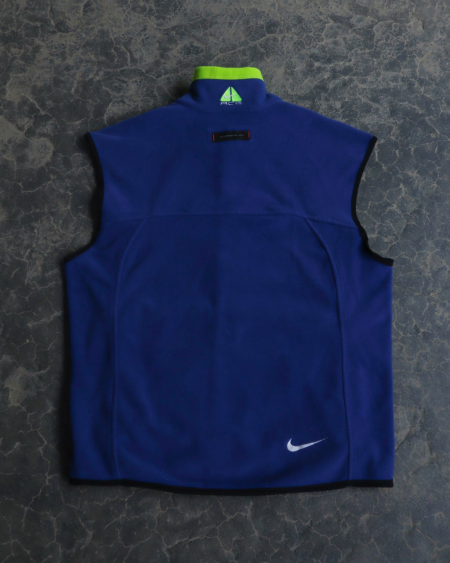 90s Nike ACG Dark Blue Fleece Vest - L