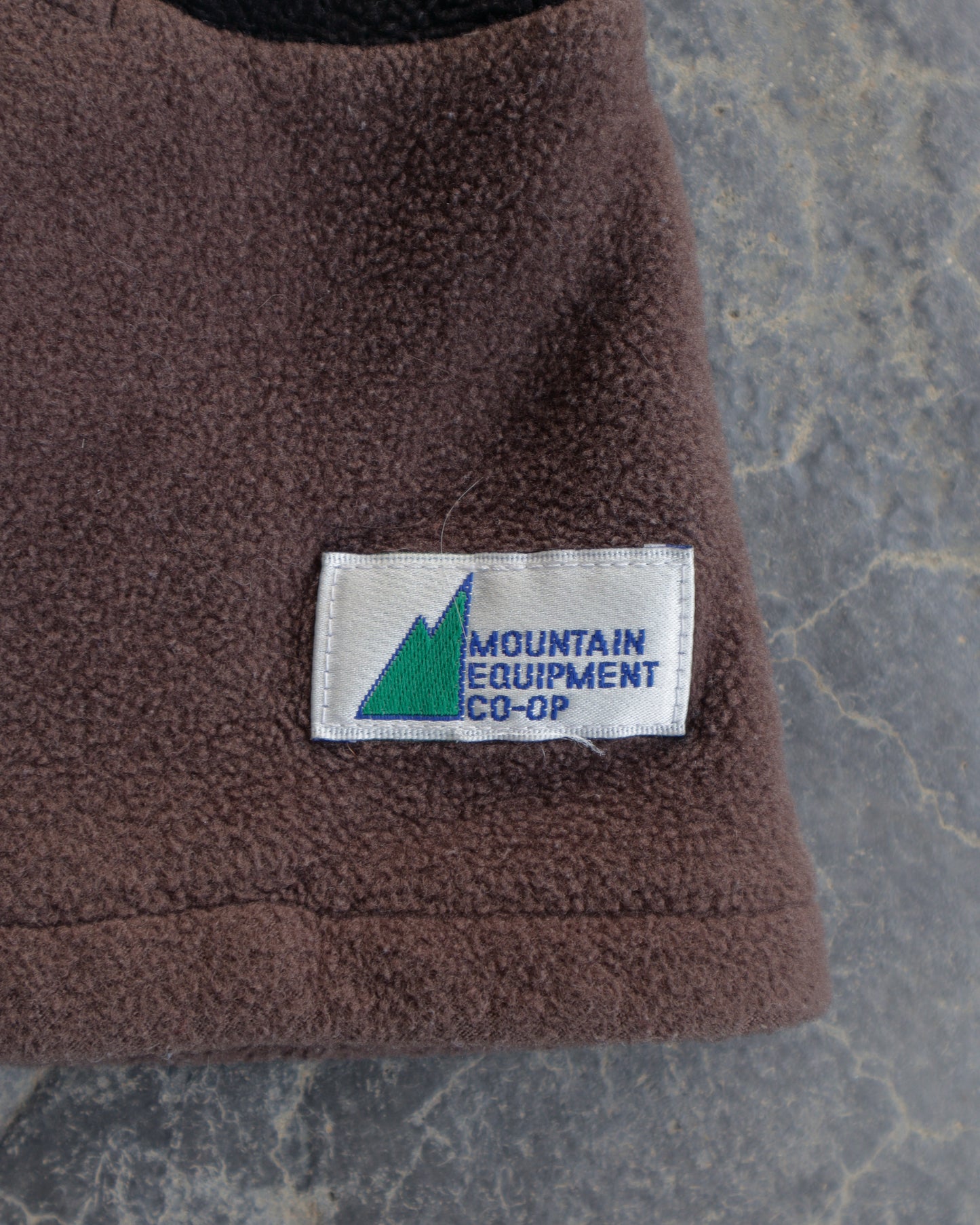 90s Mountain Equiment Co Brown Fleece Full Zip Sweatshirt -L