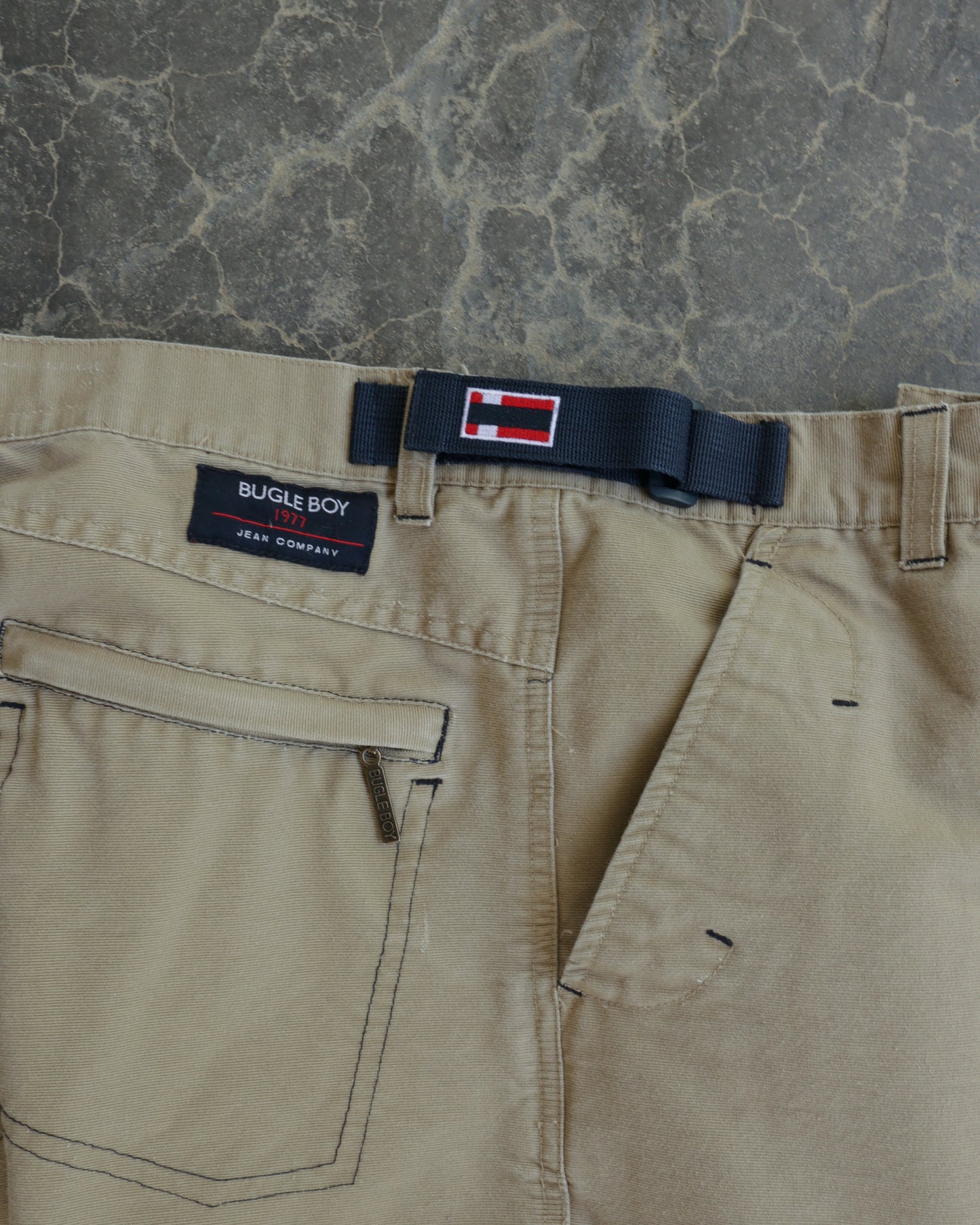 00s Bugle Boy Convertible Tan Pants - 32 x 30