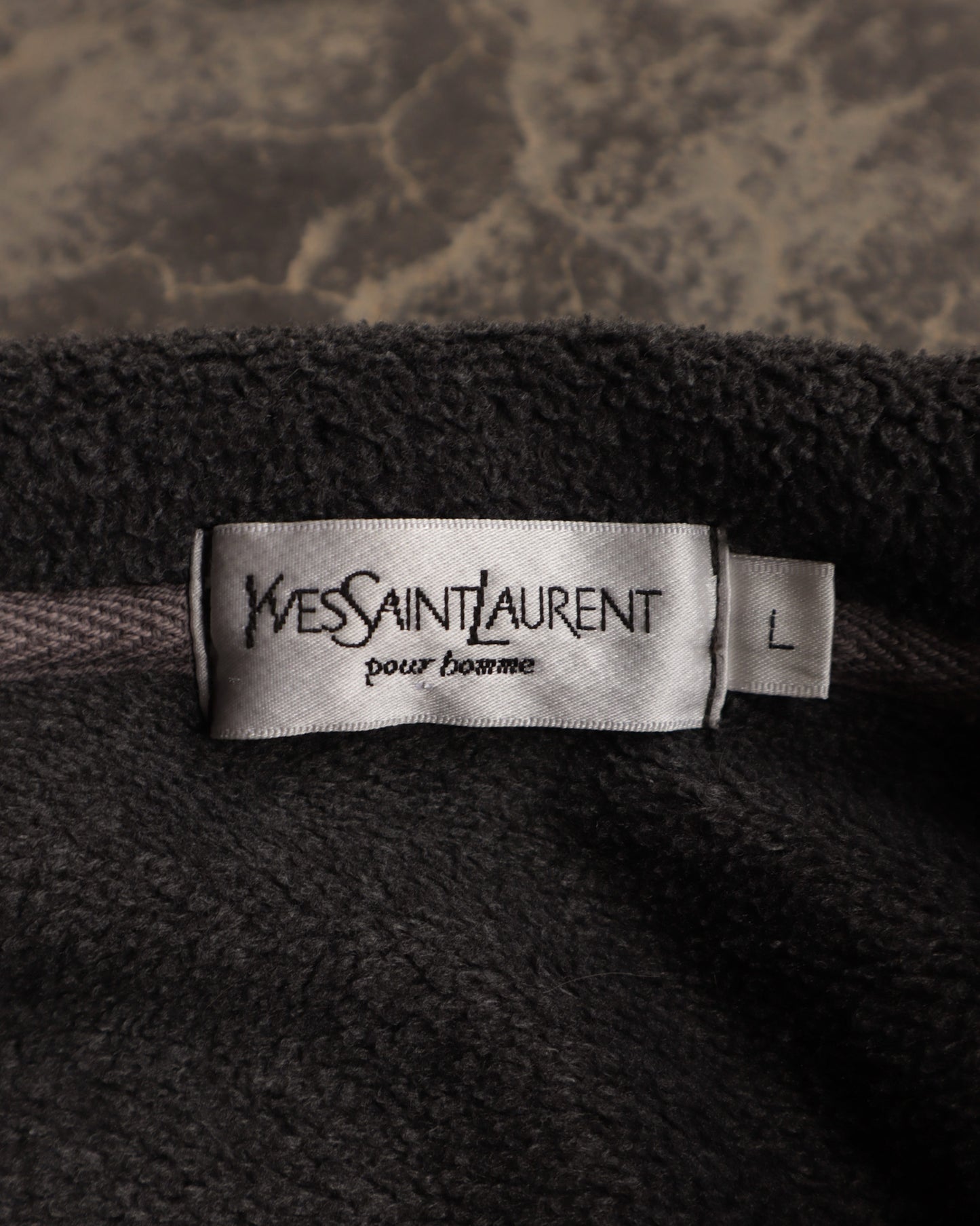 90s YSL Gray Fleece Sweatshirt - L