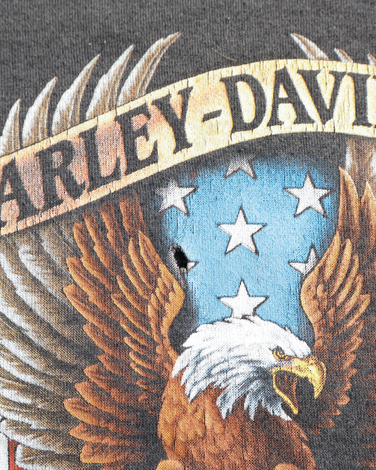 90s Harley Davidson 3D Emblem Crewneck - L