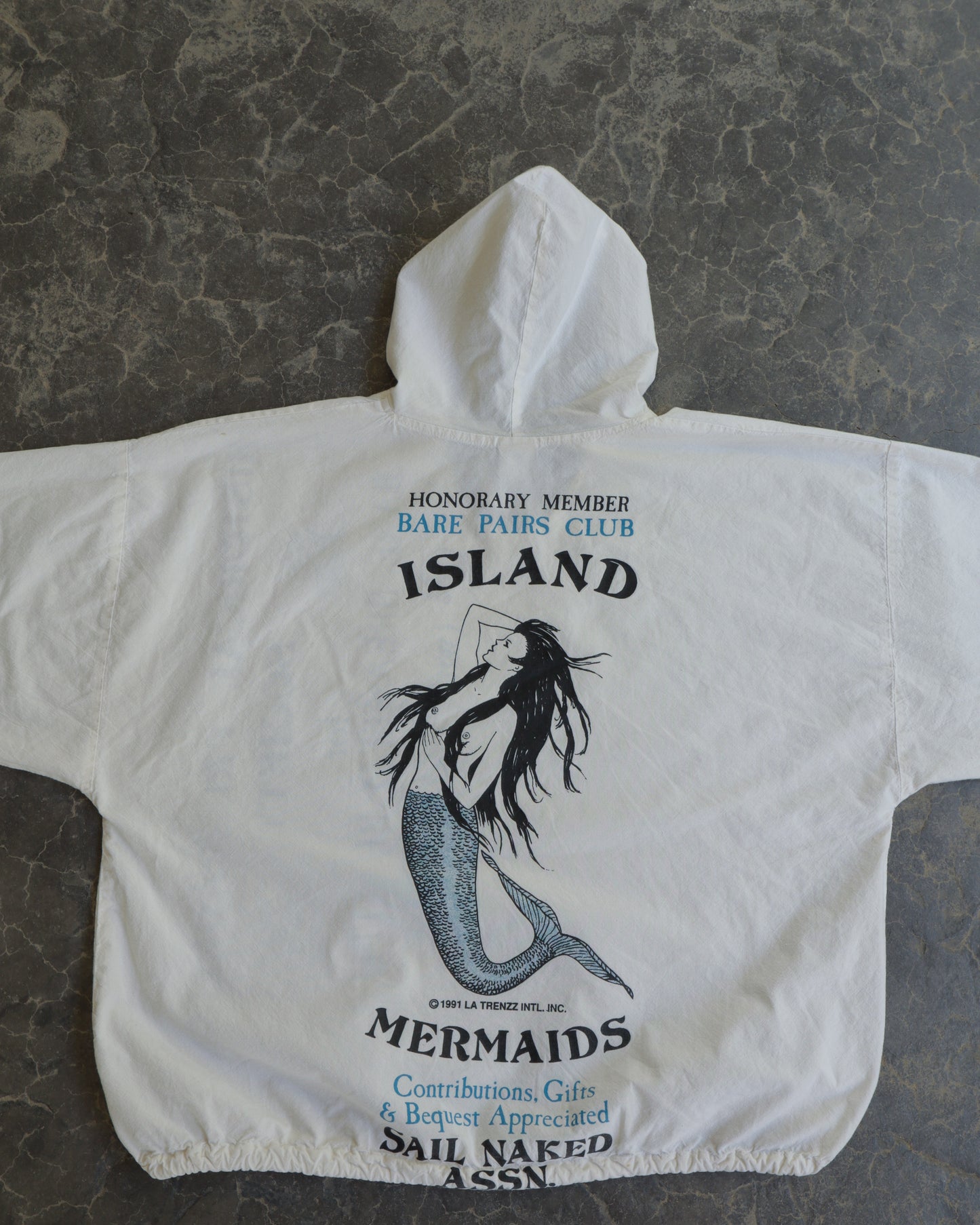 90s La Trenzz Mermaid Beach Pullover Shirt - OS
