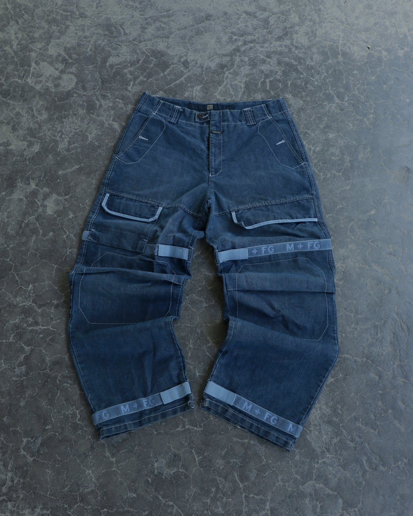00s Girbaud Dark Canvas Pants - 36 x 34