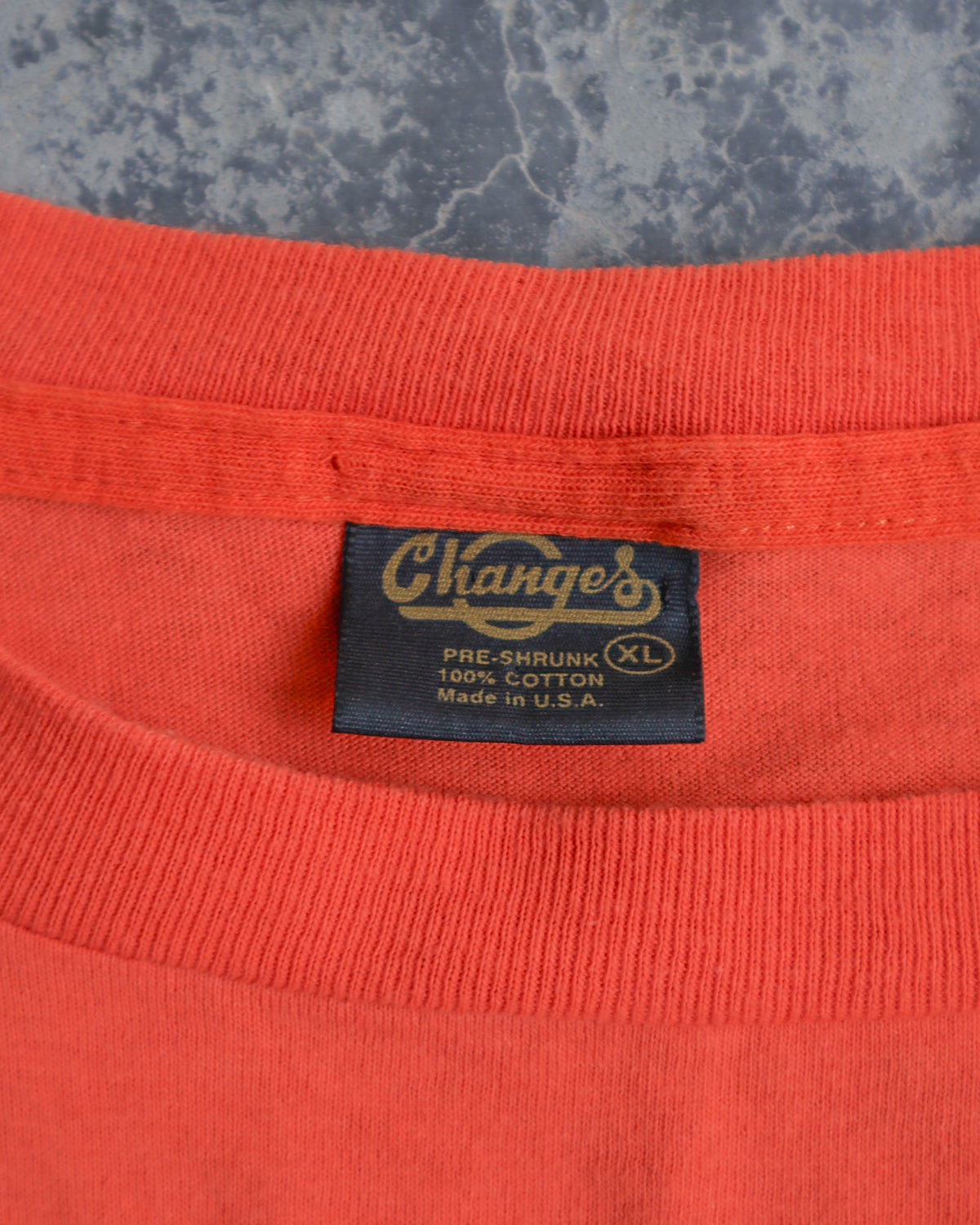 90s Itchy & Scratchy Chopwork Orange Tee - XL