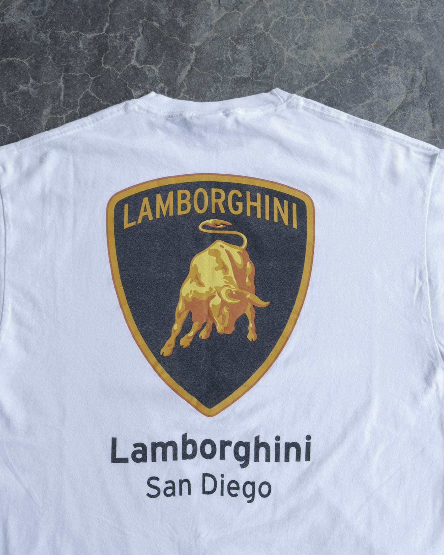 00s Lamorghini San Diego White T-shirt - L