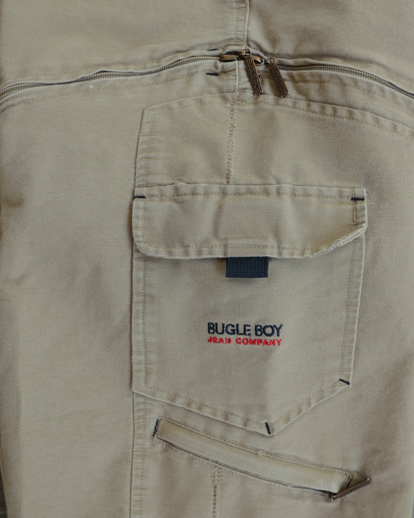 00s Bugle Boy Convertible Tan Pants - 32 x 30