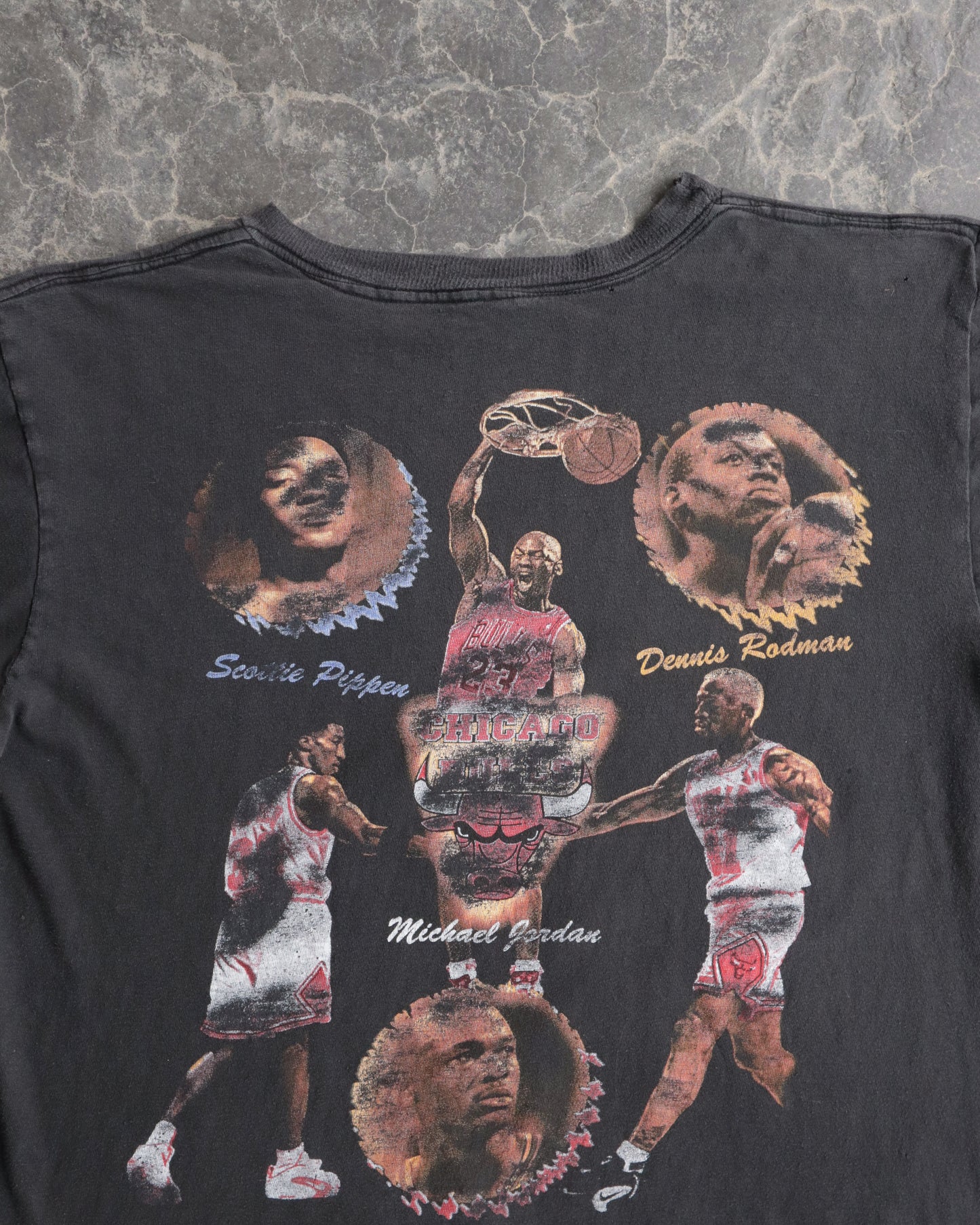 90s Bulls Rap Tee - L/XL