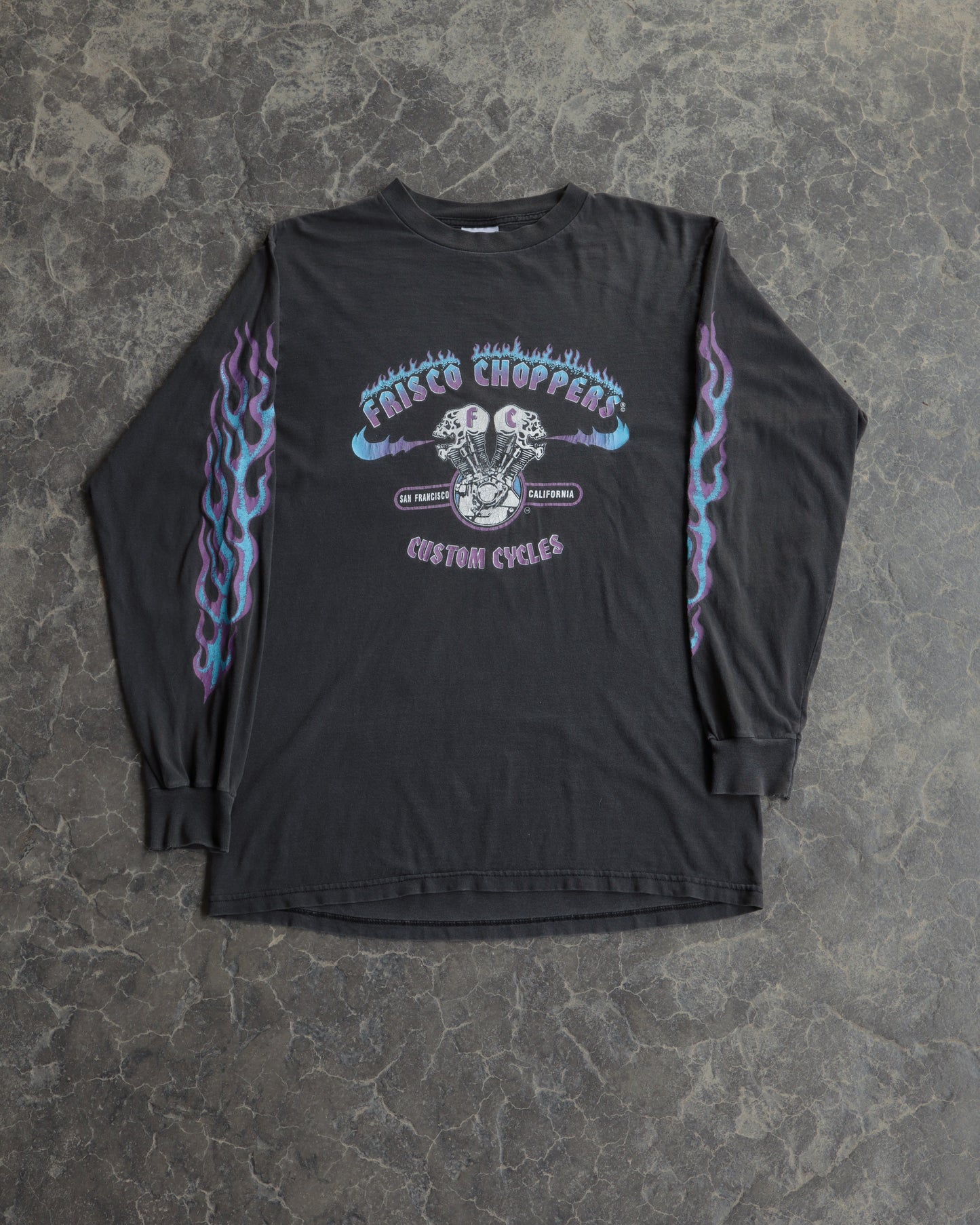 90s Frisco Choppers Long Sleeve Shirt - L