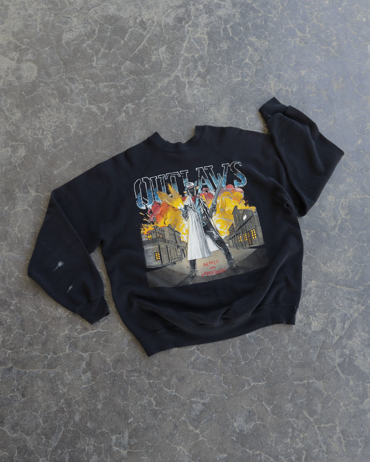 90s Armed and Dangerous Crewneck Sweatshirt - XL
