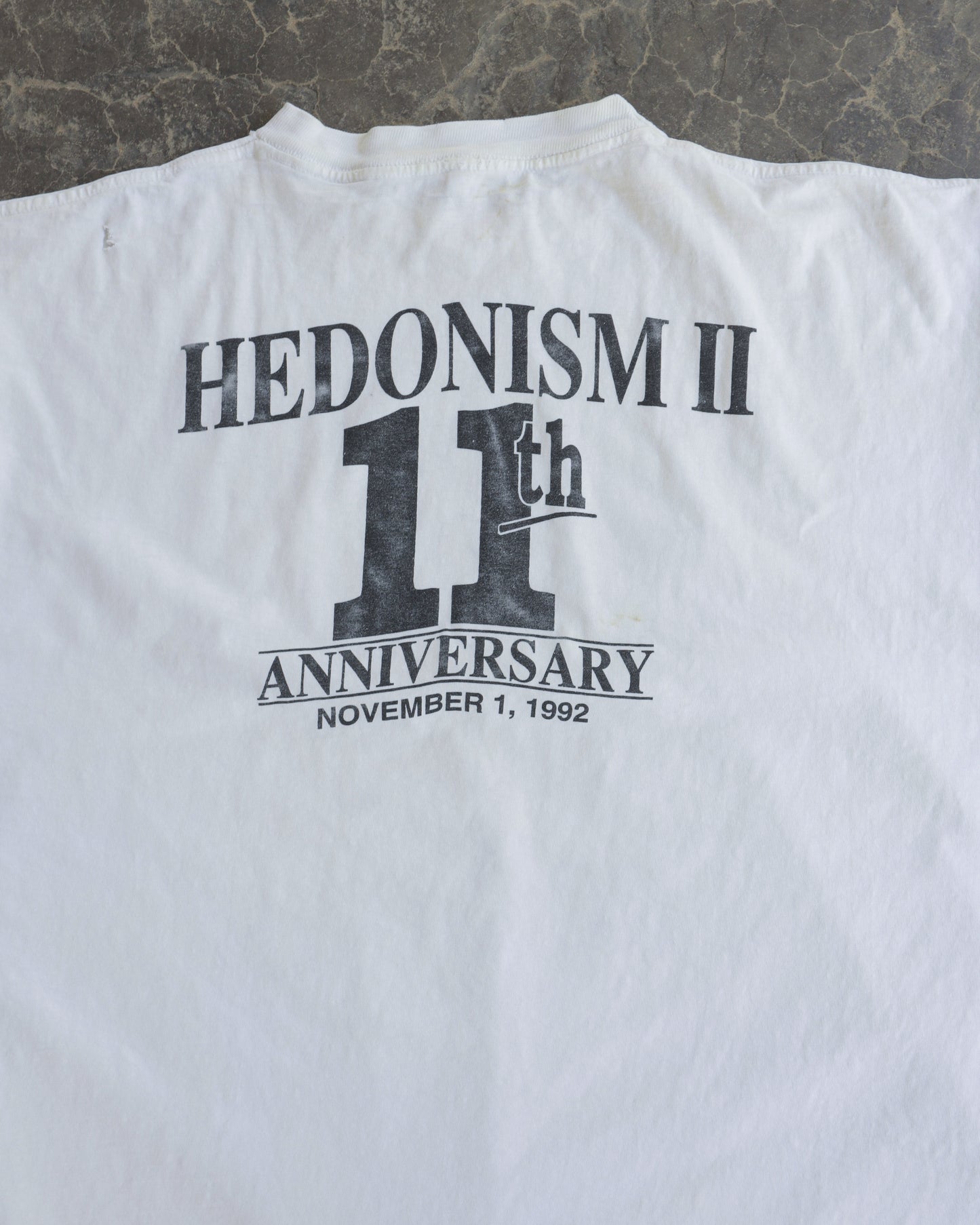 90s Hedonism II White Tee - XXL