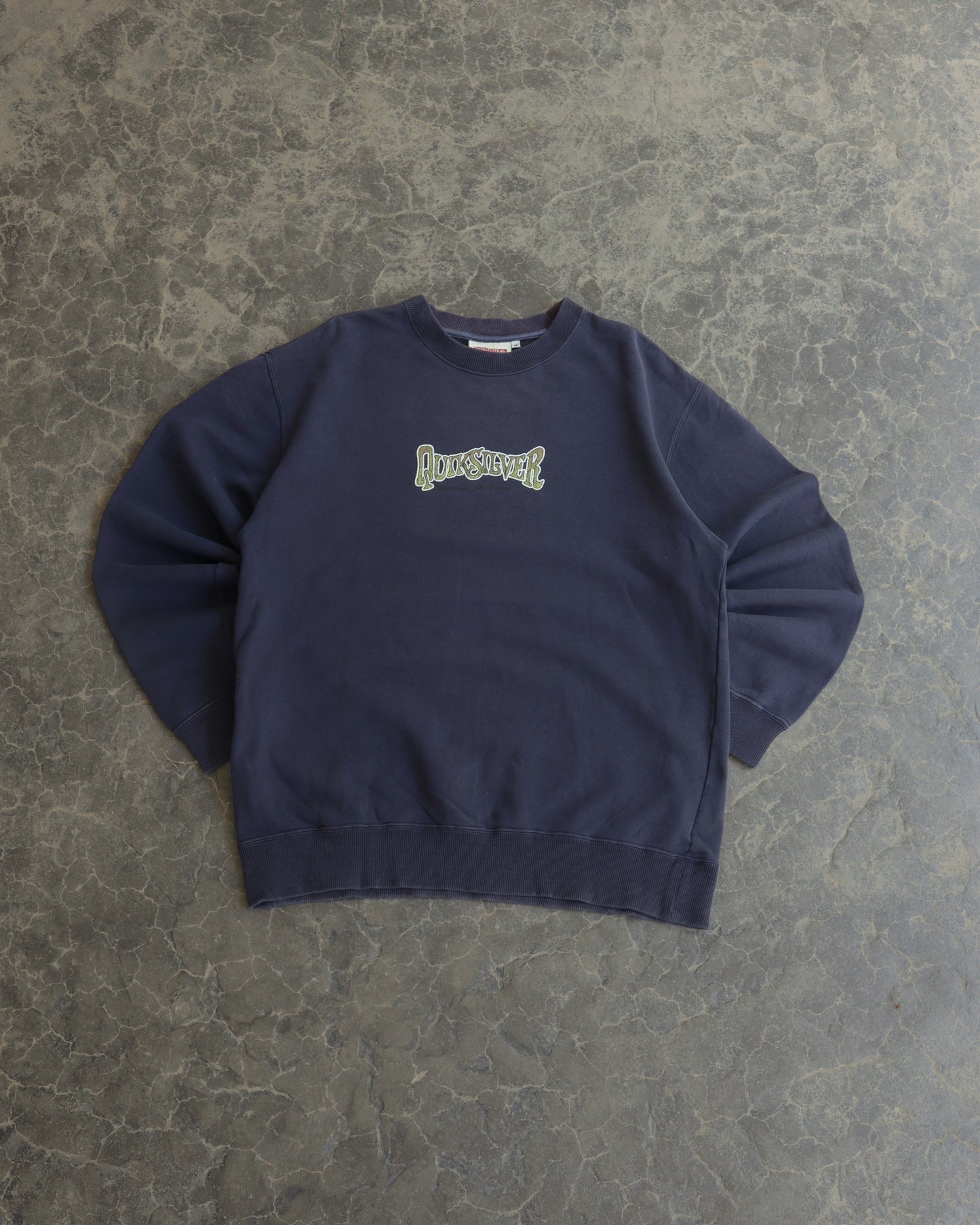 00s Quiksilver Faded Navy Crewneck Sweatshirt - M/L