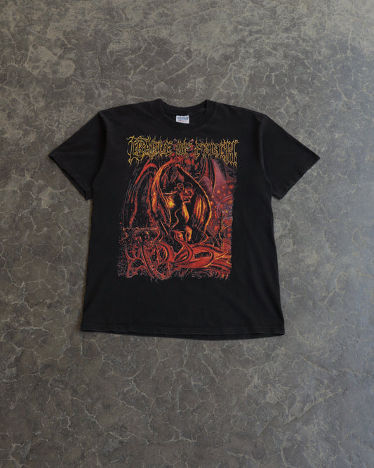 00s Cradle of Filth Band Lovecraft & Witch Hearts Tee - L