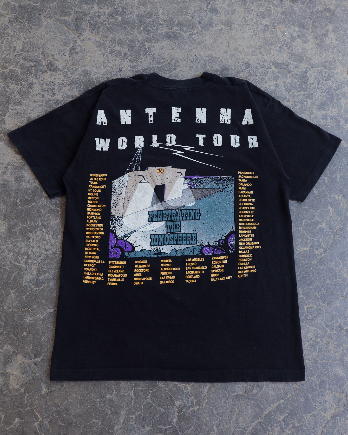 90s ZZ Top Antenna World Tour T Shirt - L