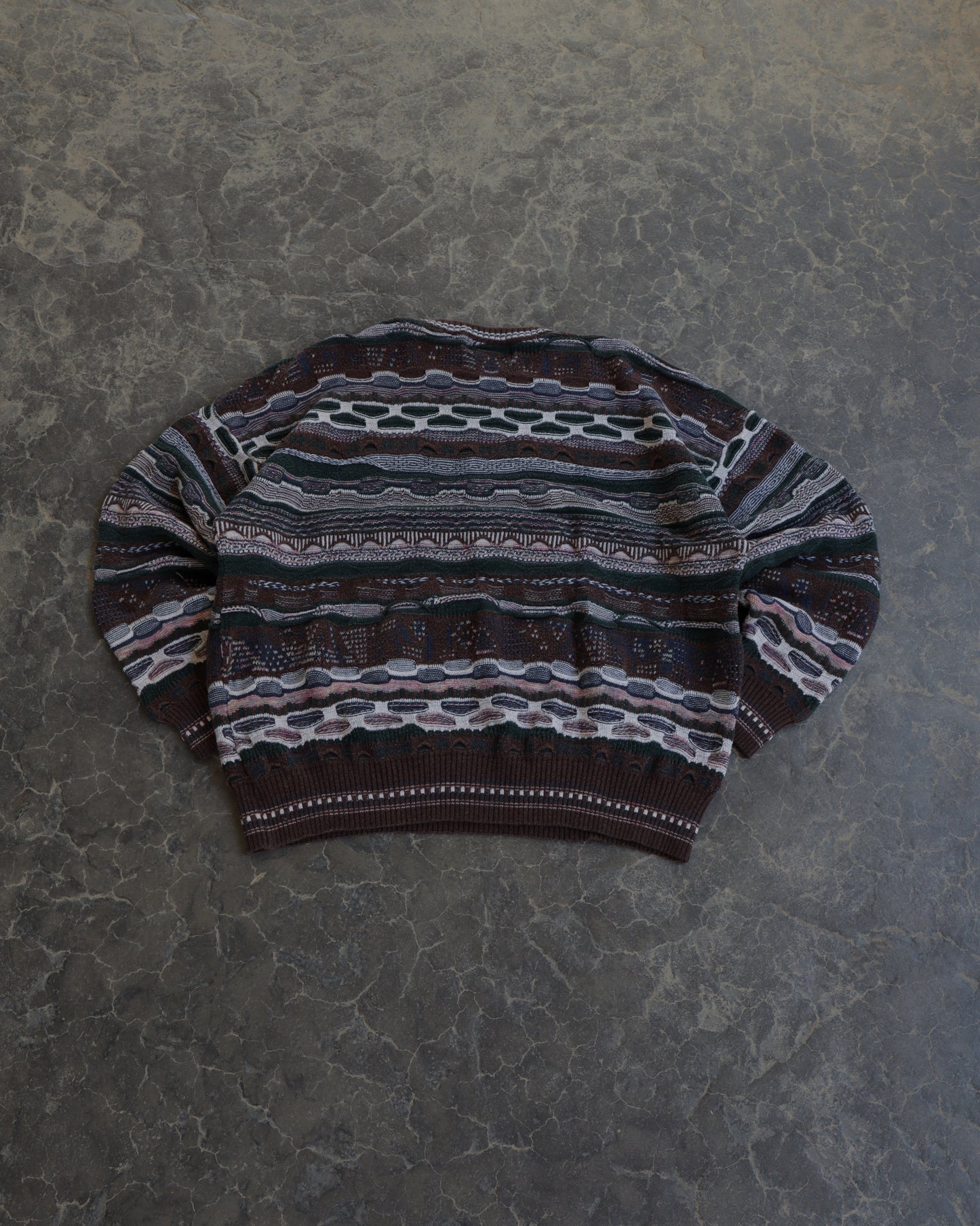 00s 3D Knit Florence Tricot Sweater - XL