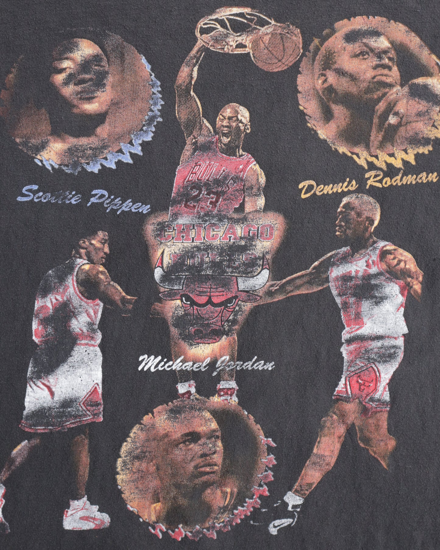 90s Bulls Rap Tee - L/XL