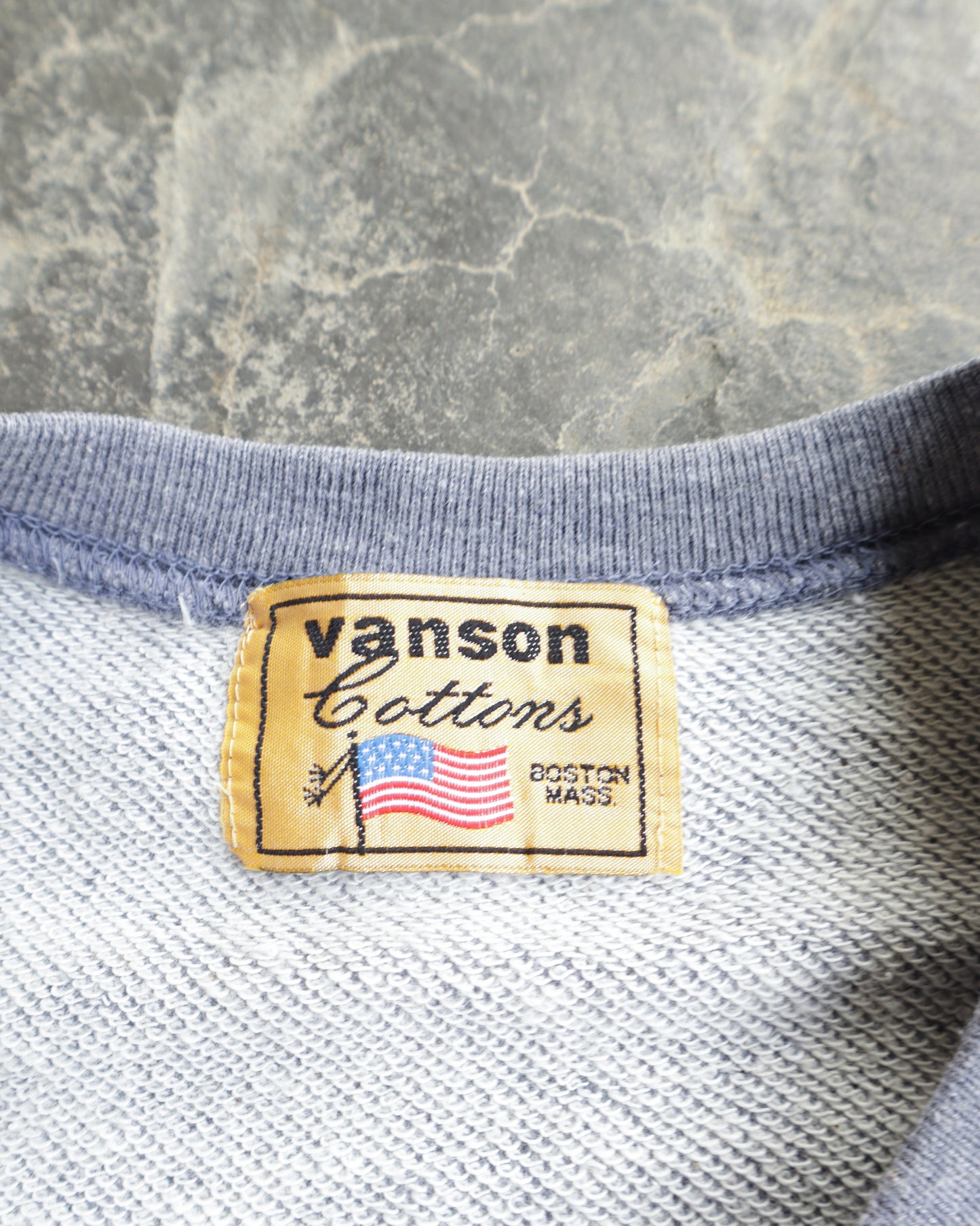 Modern Vanson Leather Crewneck - L