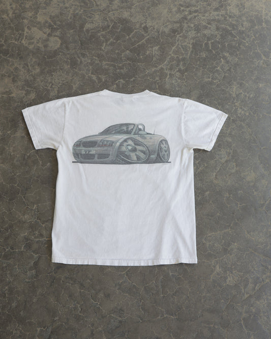 00s JDM Art White Tee - M