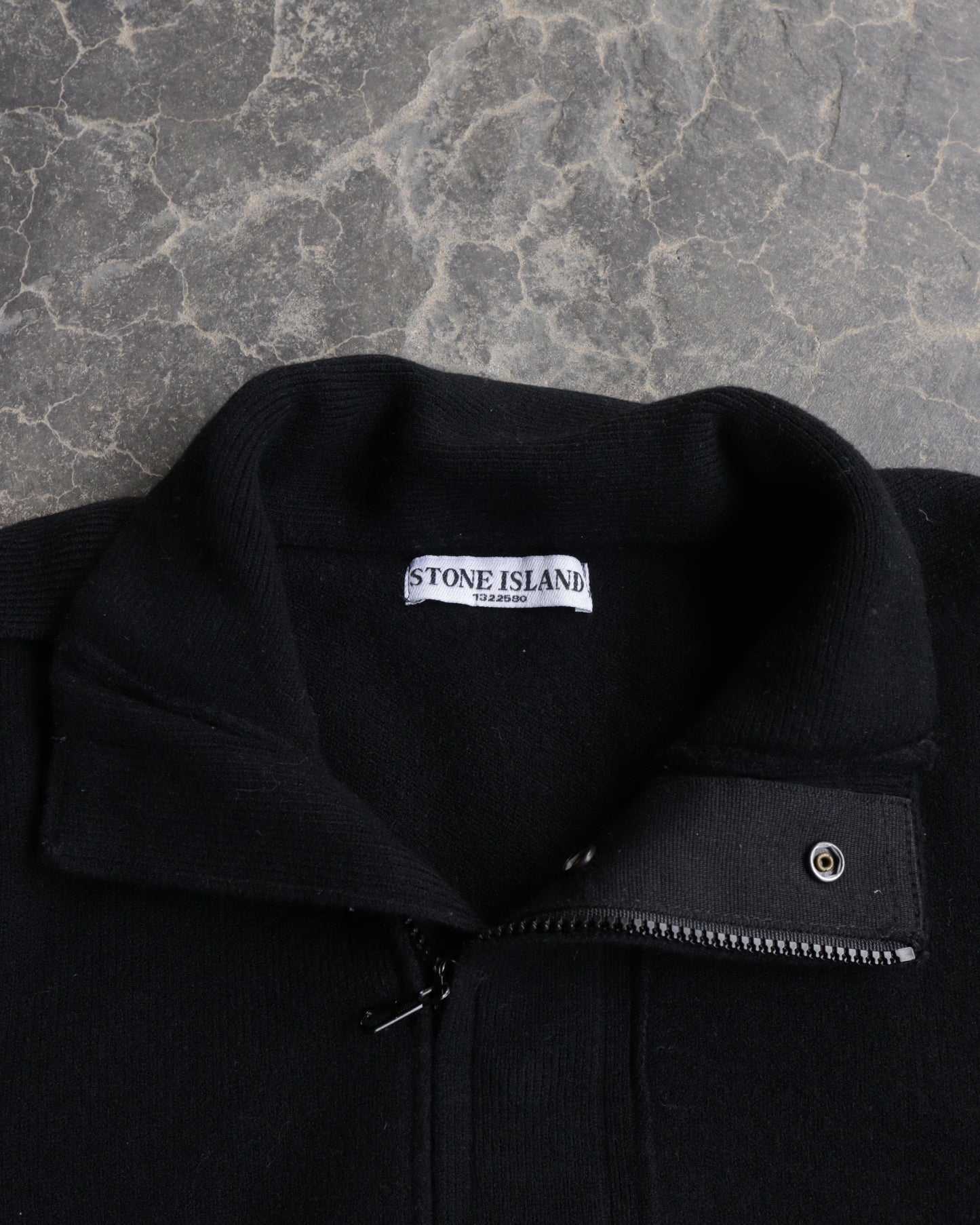 90s Stone Island Quarter Zip Sweatshirt - L