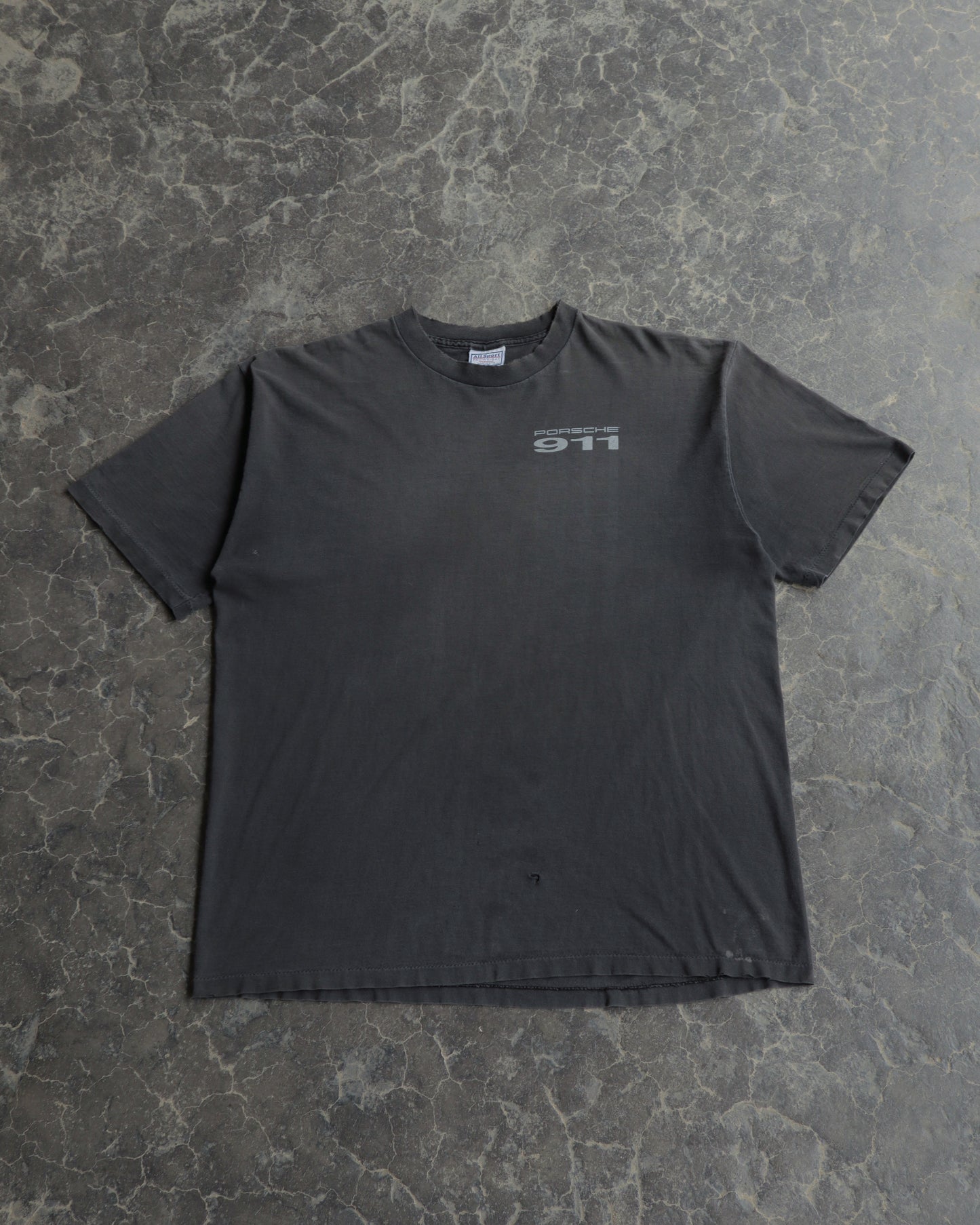 90s Porsche 911 Faded Black Tee - L