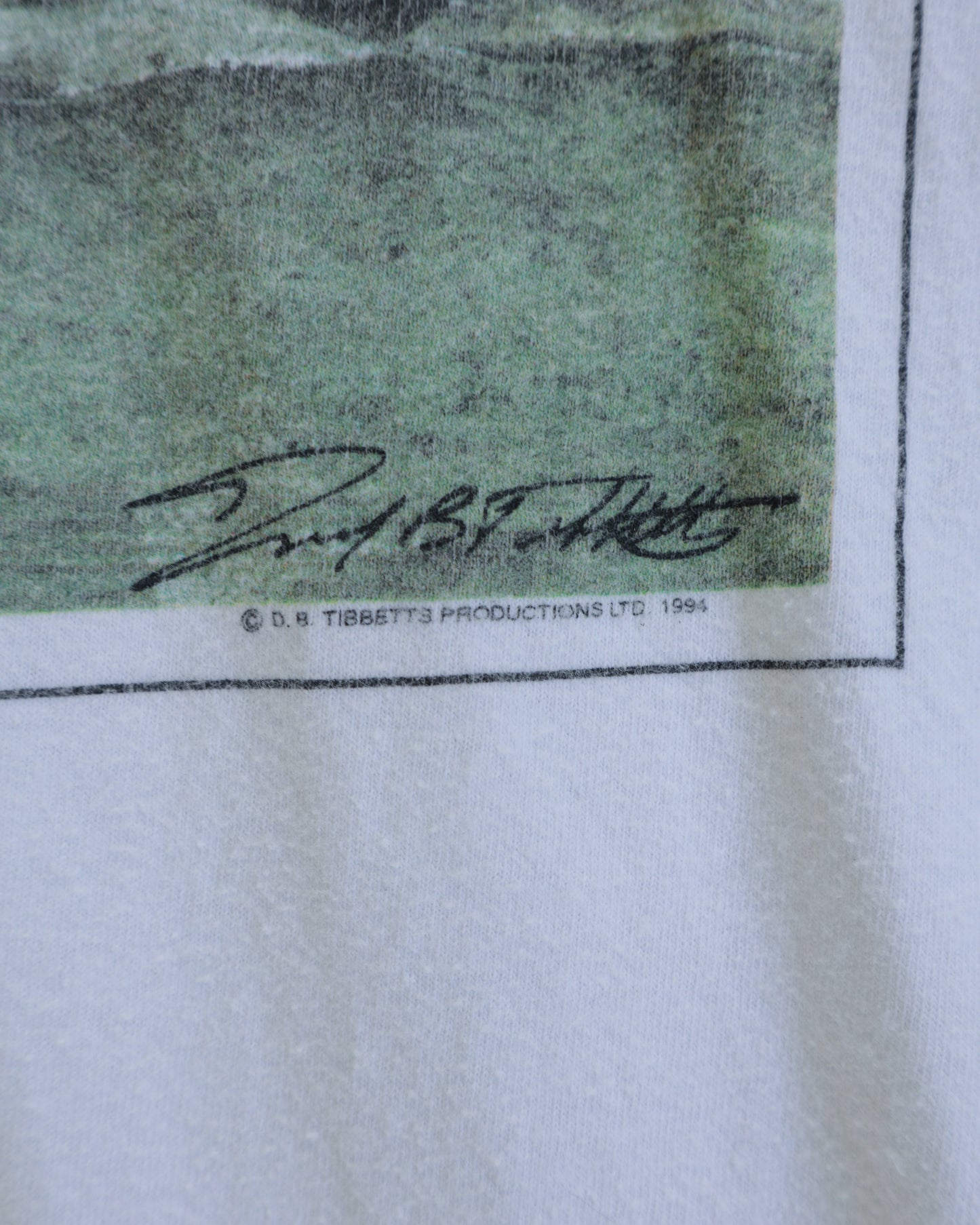 90s Sorensen’s Fishing Art Tee - L