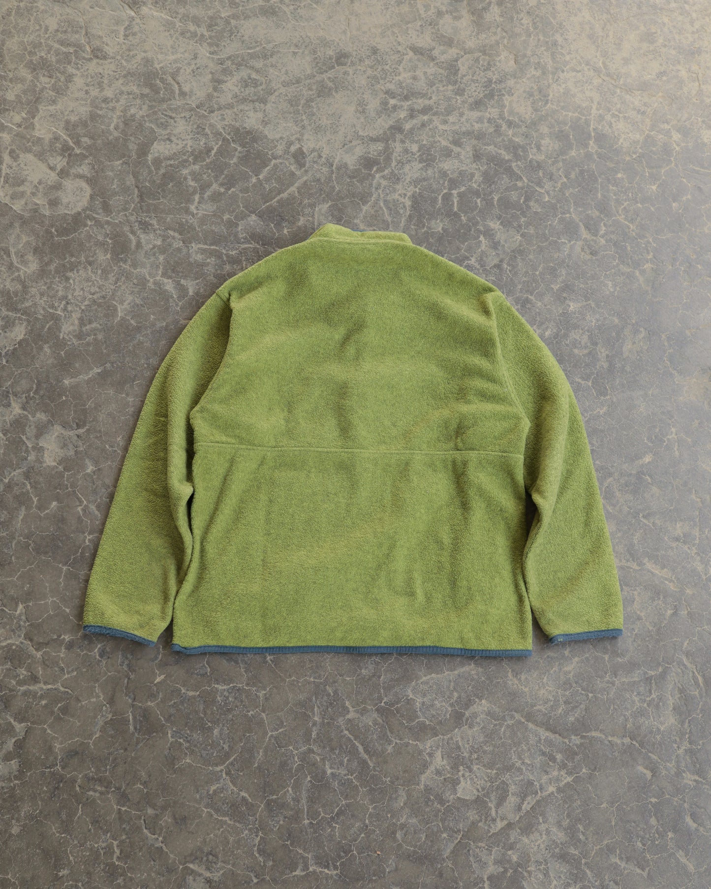 00s Patagonia Synchilla Half Zip Lime Green Sweatshirt - L