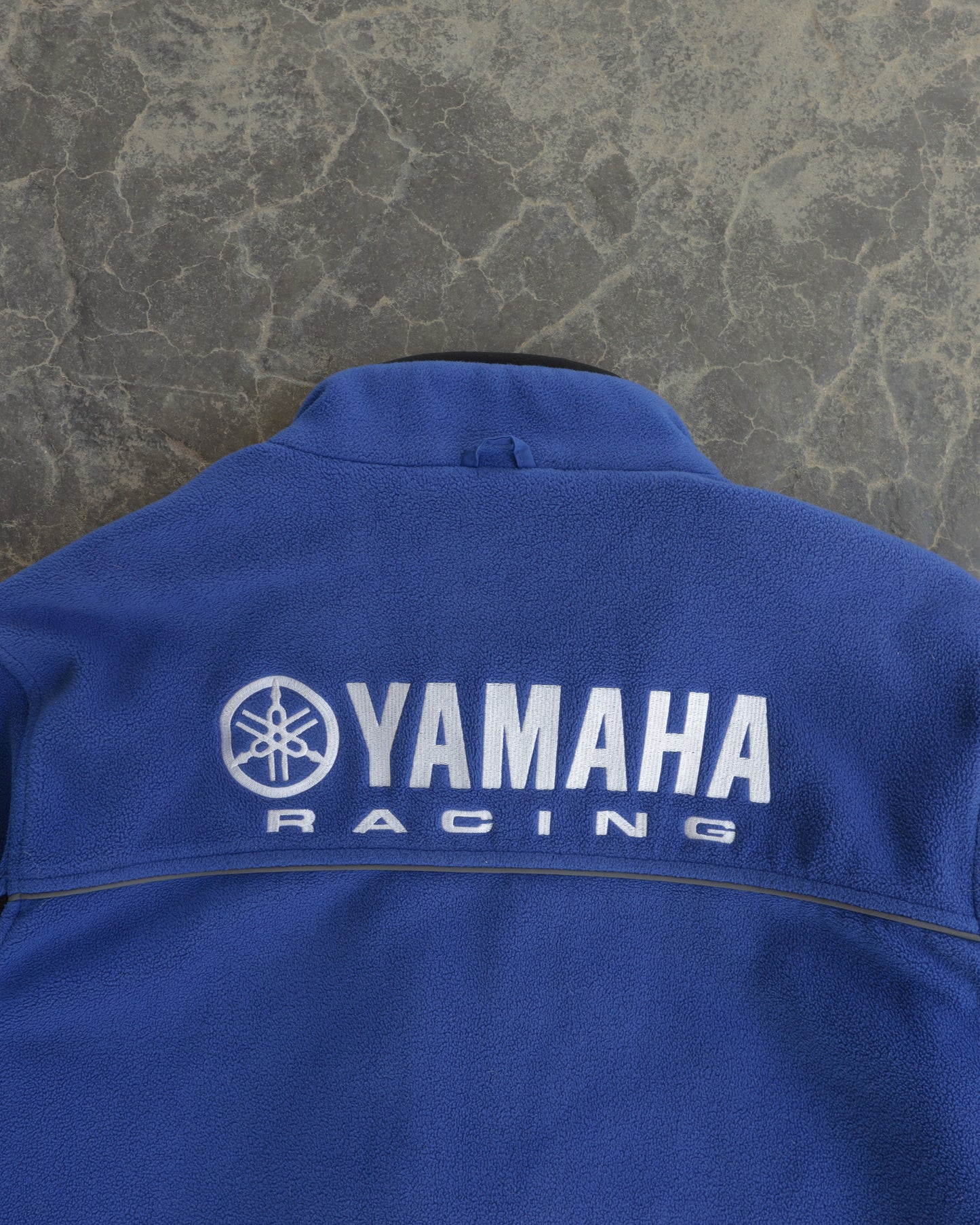 00s Yamaha Racing Two-Tone Fleece Full Zip Sweatshirt - XL