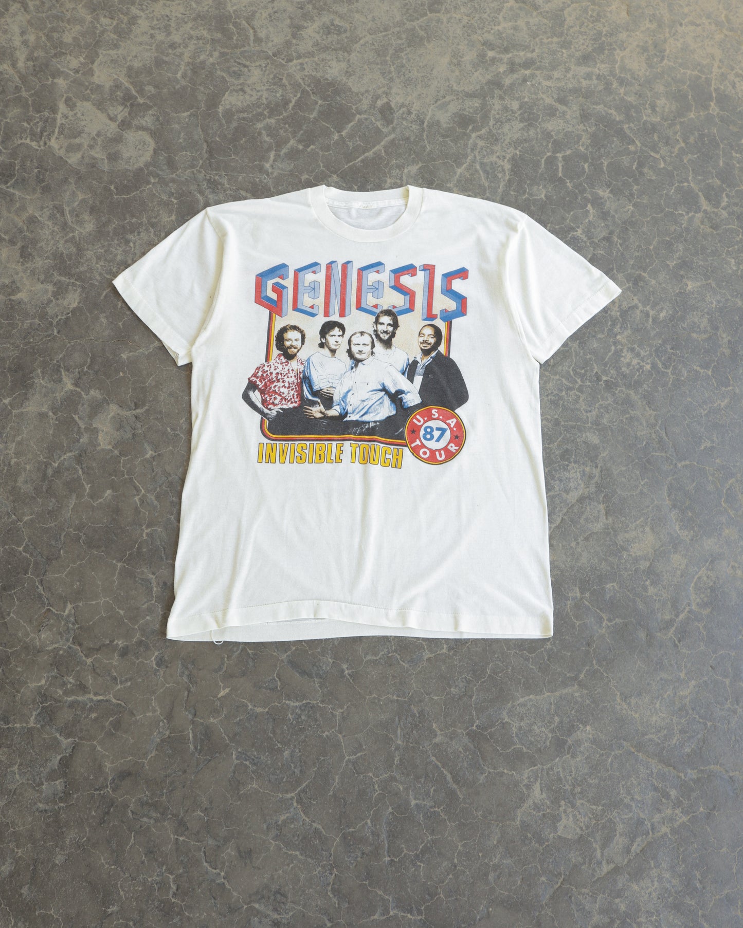 80s Genesis Invisible Touch Tour Tee -  L