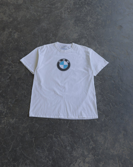 90s BMW White T-shirt - XL