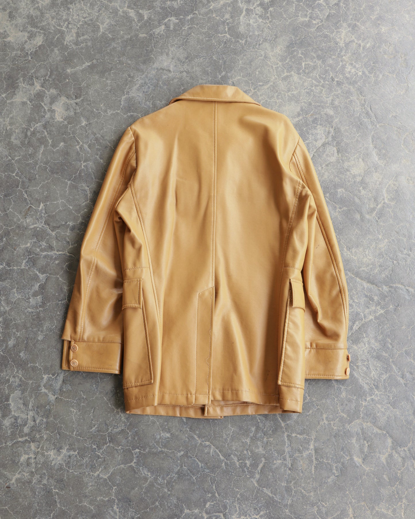 80s Ventura Hide Trench Leather Jacket - Women’s S