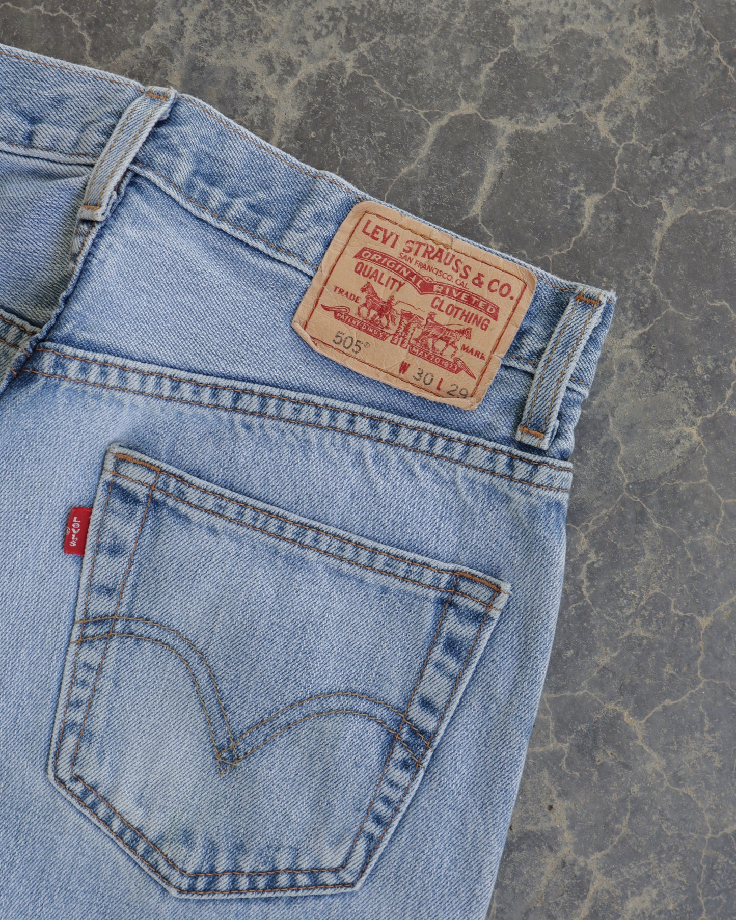 00s Levis Custom Flared Light Wash Denim - 30 x 29