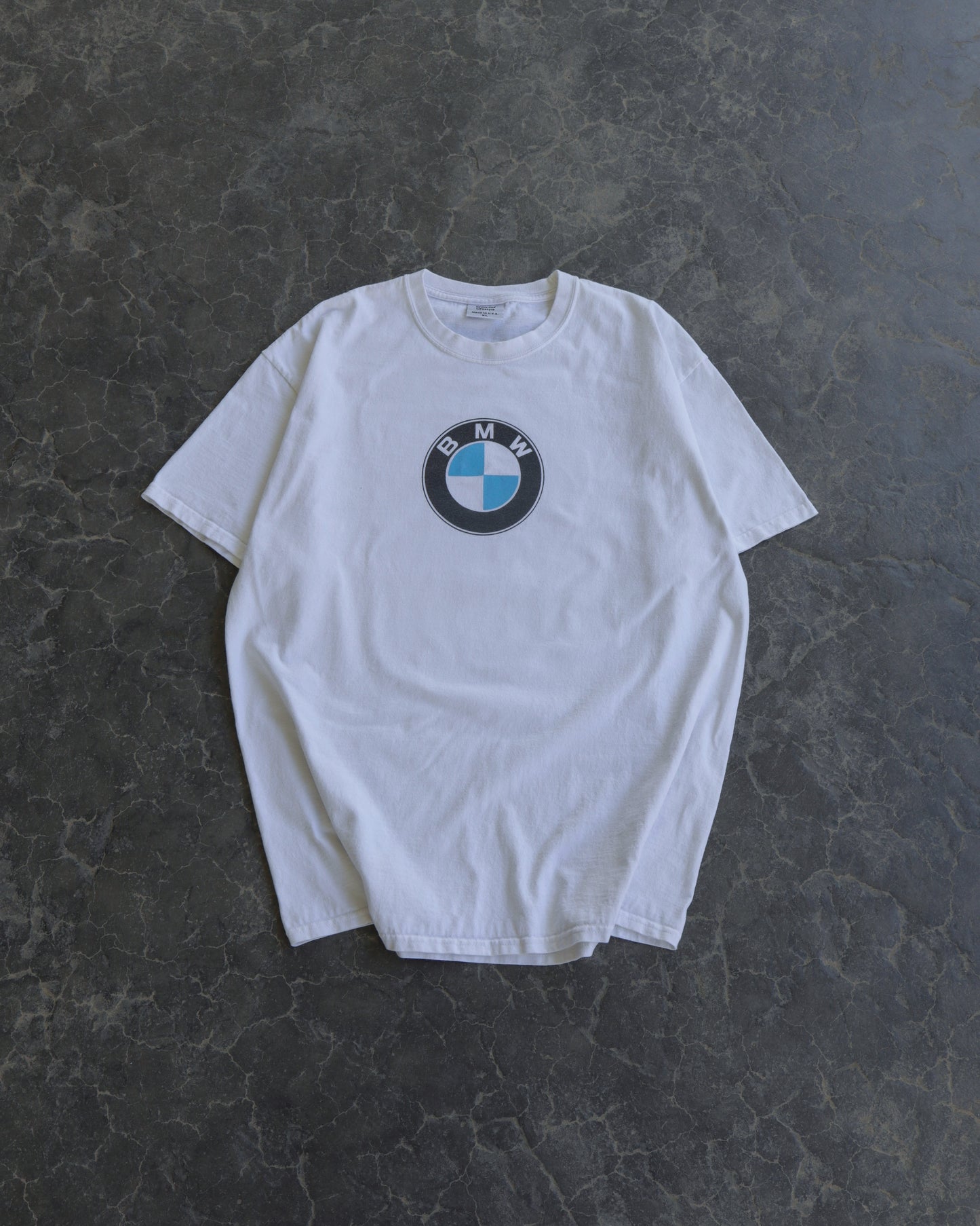 90s BMW White T-shirt - XL