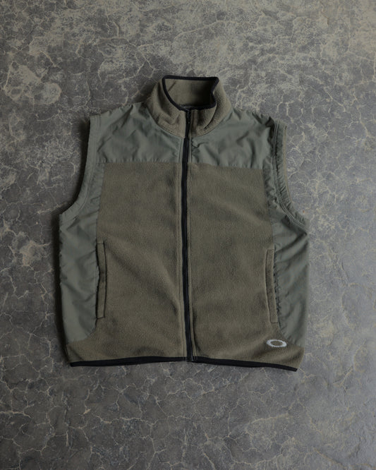 00s Oakley Software Fleece Vest - L