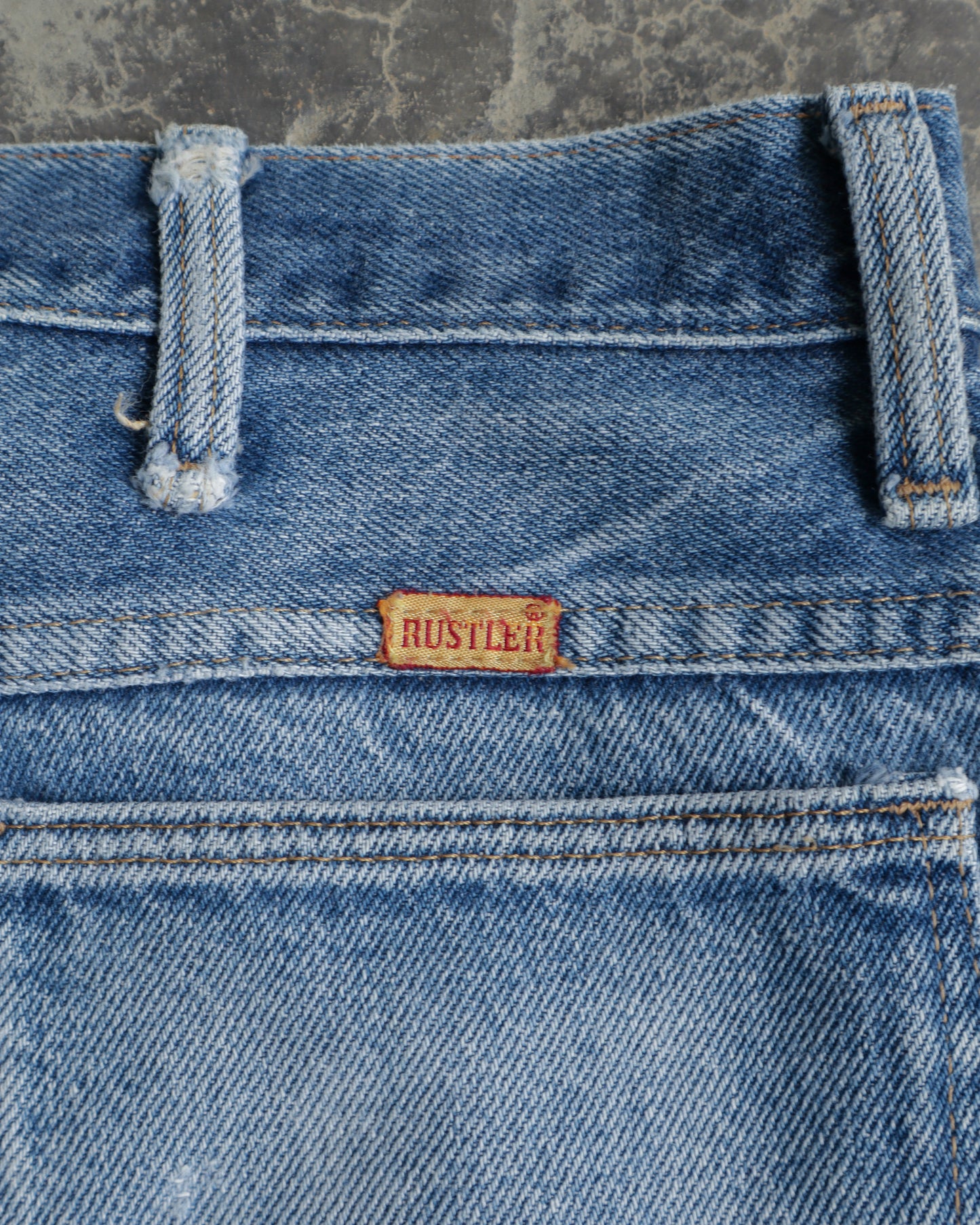 90s Rustler Distressed Jeans - 34 x 30