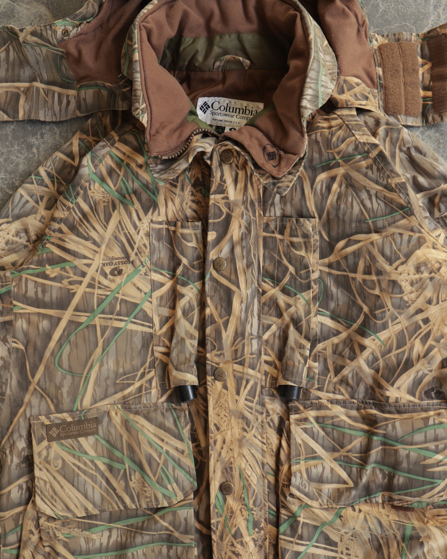 00s Columbia Mossy Oak Camo Jacket - L