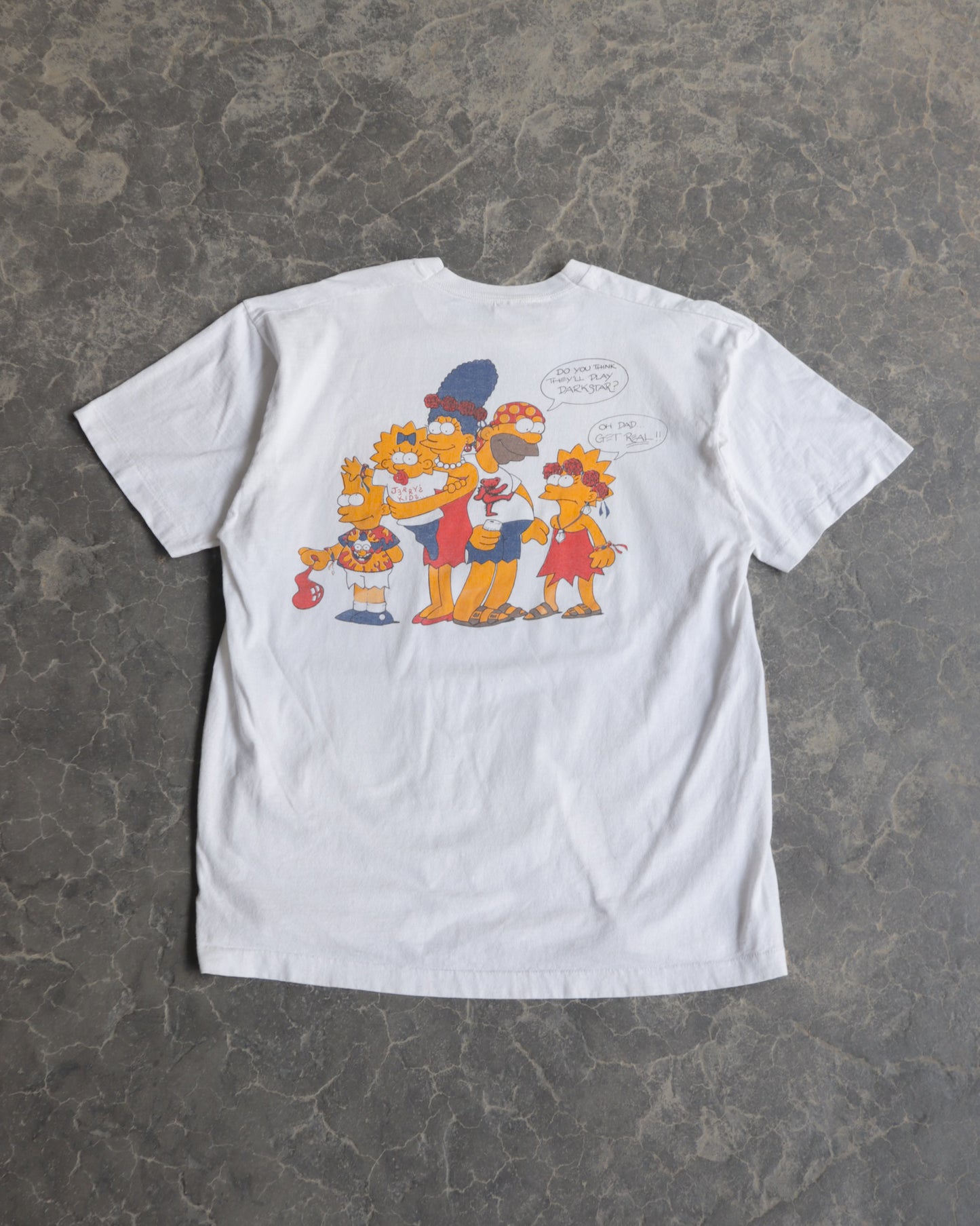 90s Grateful Dead Simpsons Family Peace Tee - XL