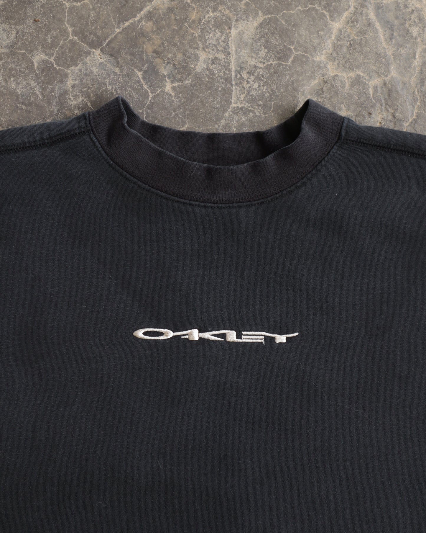00s Oakley O Black Boxy Crewneck Sweatshirt - L