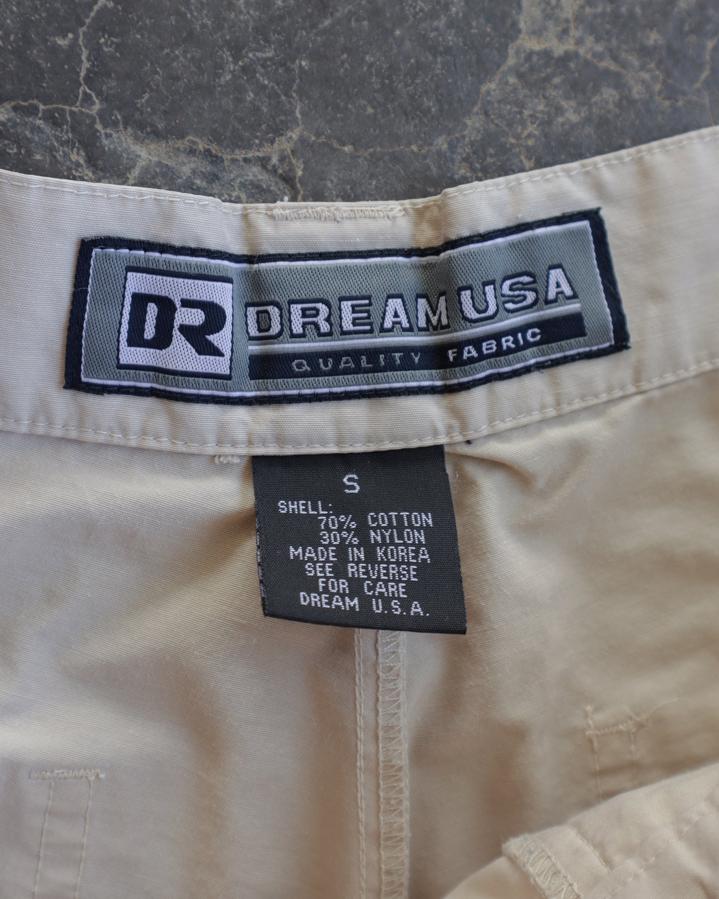 00s Dream USA Tan Convertible Pants - S