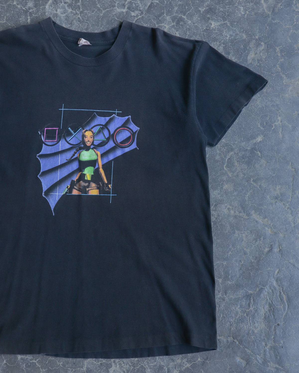 90s Tomb Raider PlayStation Promo Tee - XL