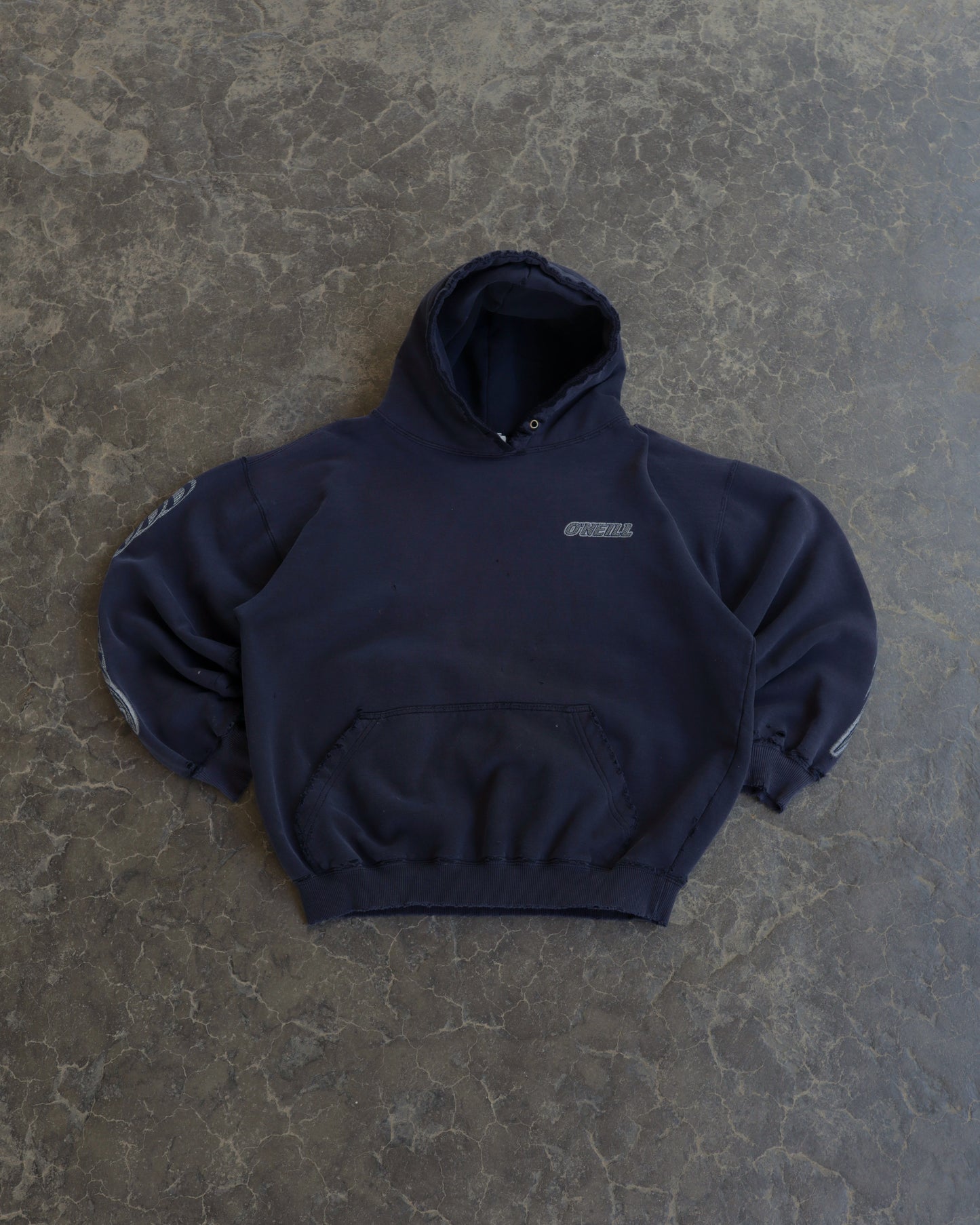 90s O’Neill Faded Navy Boxy Hoodie  - M