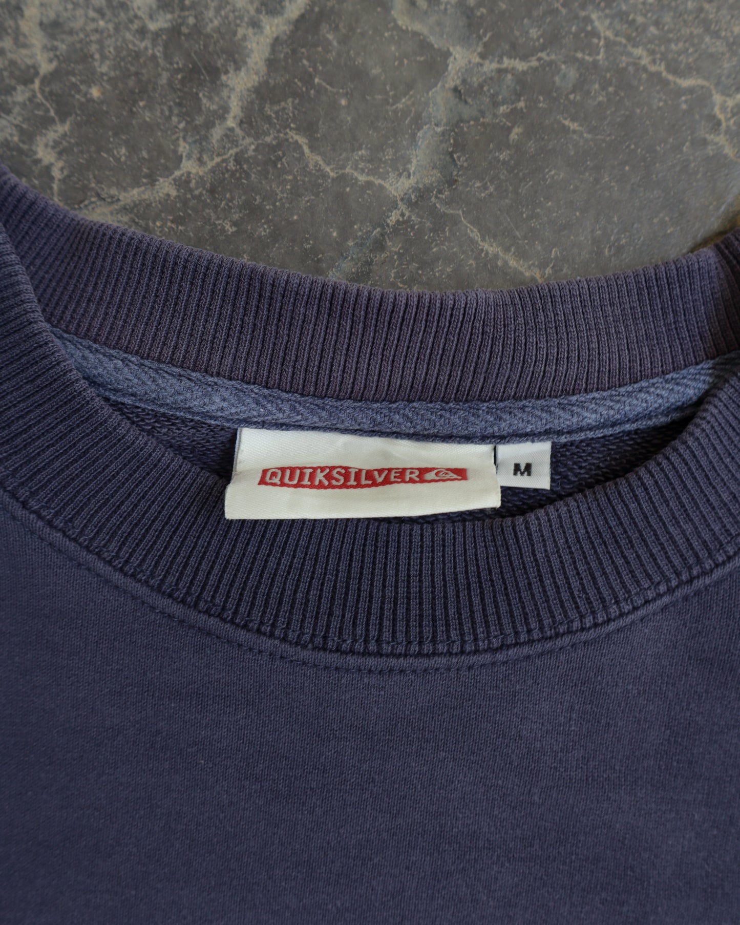 00s Quiksilver Faded Navy Crewneck Sweatshirt - M/L