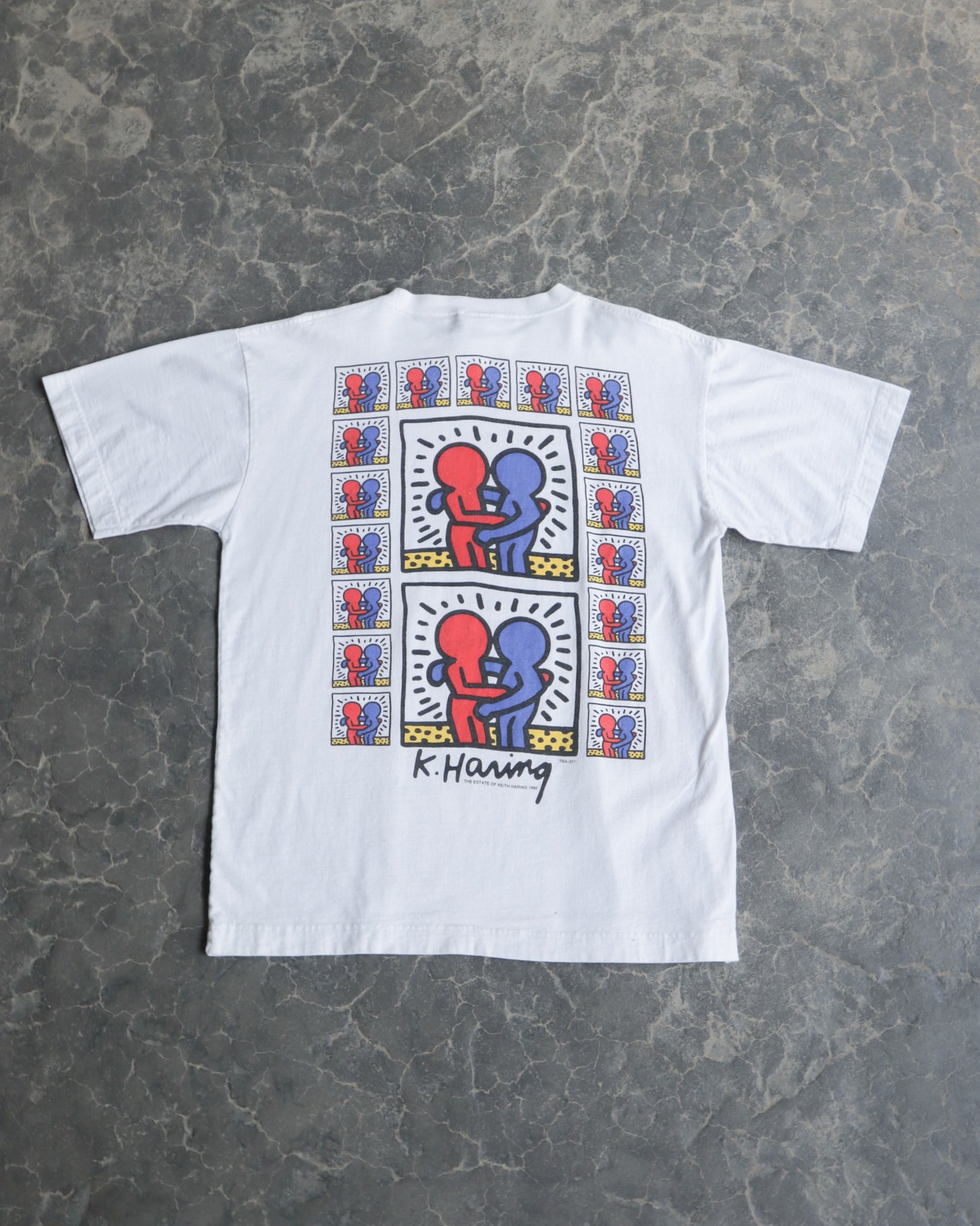 90s Keith Haring Best Buddies Art Tee - XL