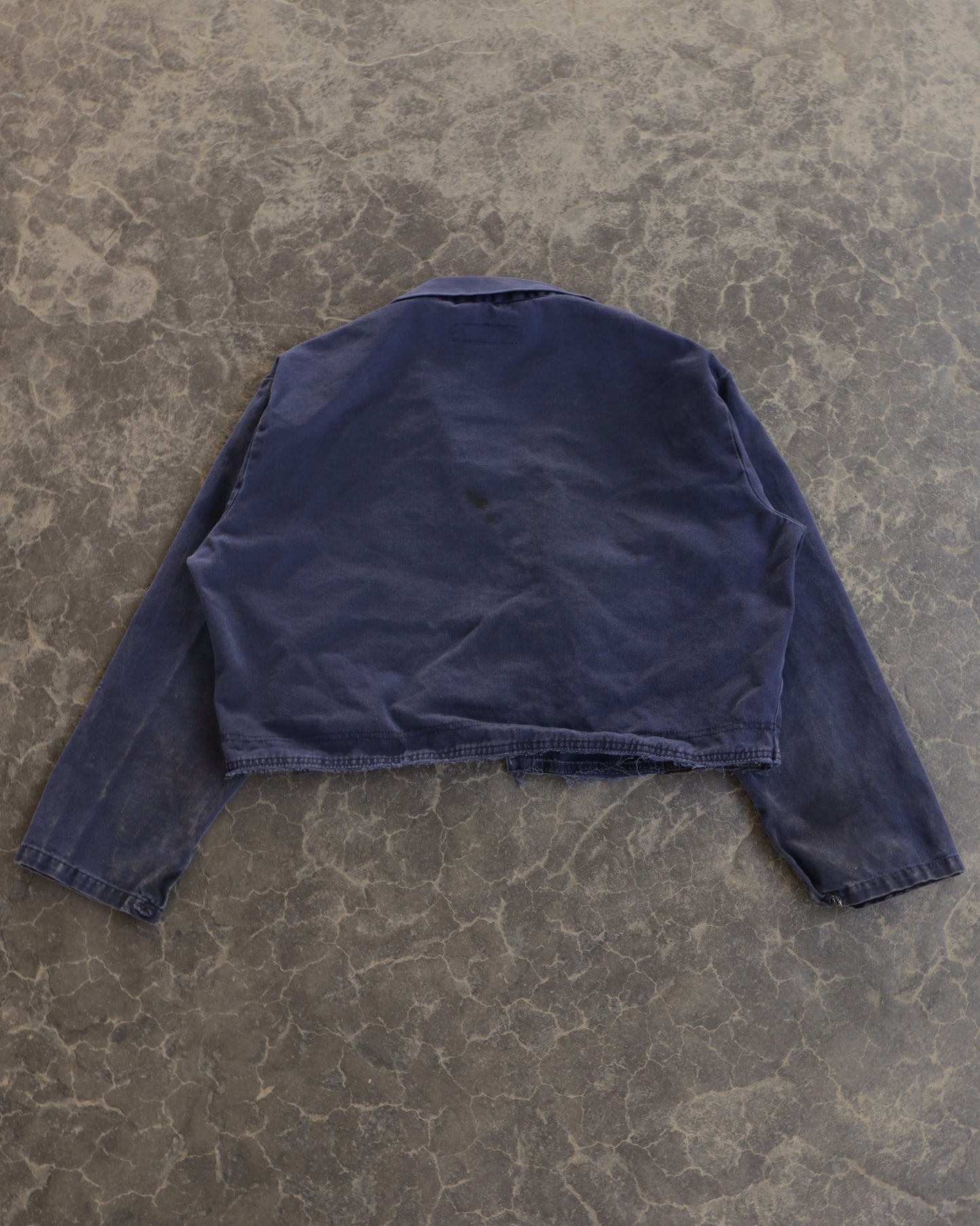 90s Cropped Faded Coverall Jacket - L