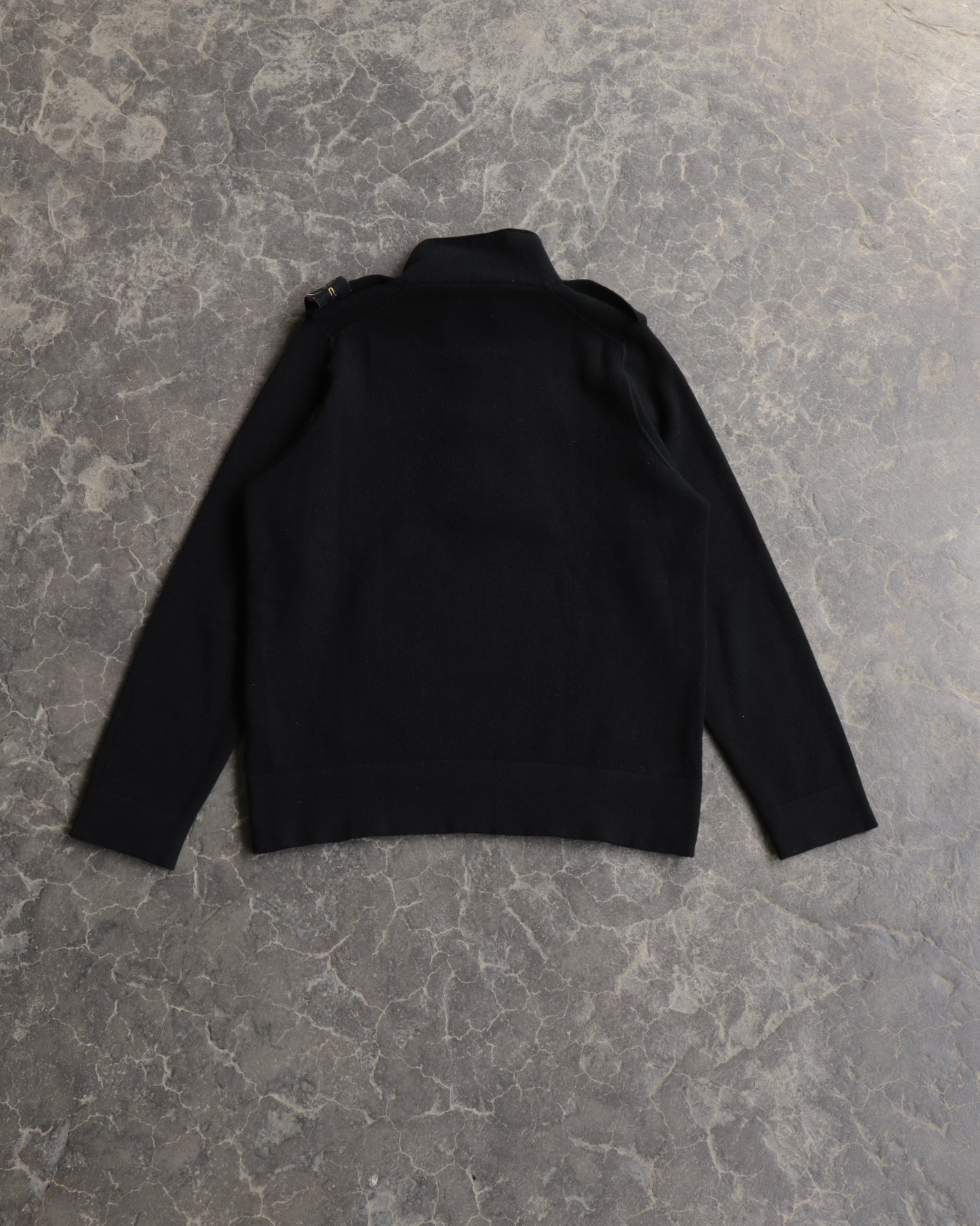 90s Stone Island Quarter Zip Sweatshirt - L