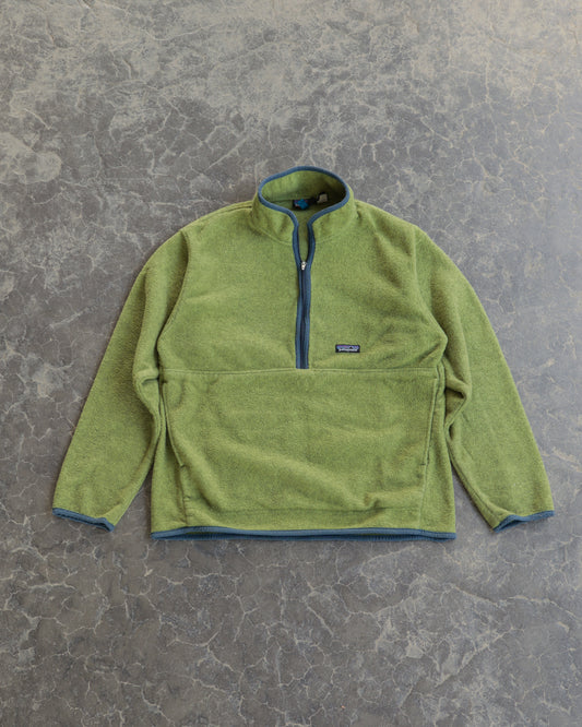 00s Patagonia Synchilla Half Zip Lime Green Sweatshirt - L