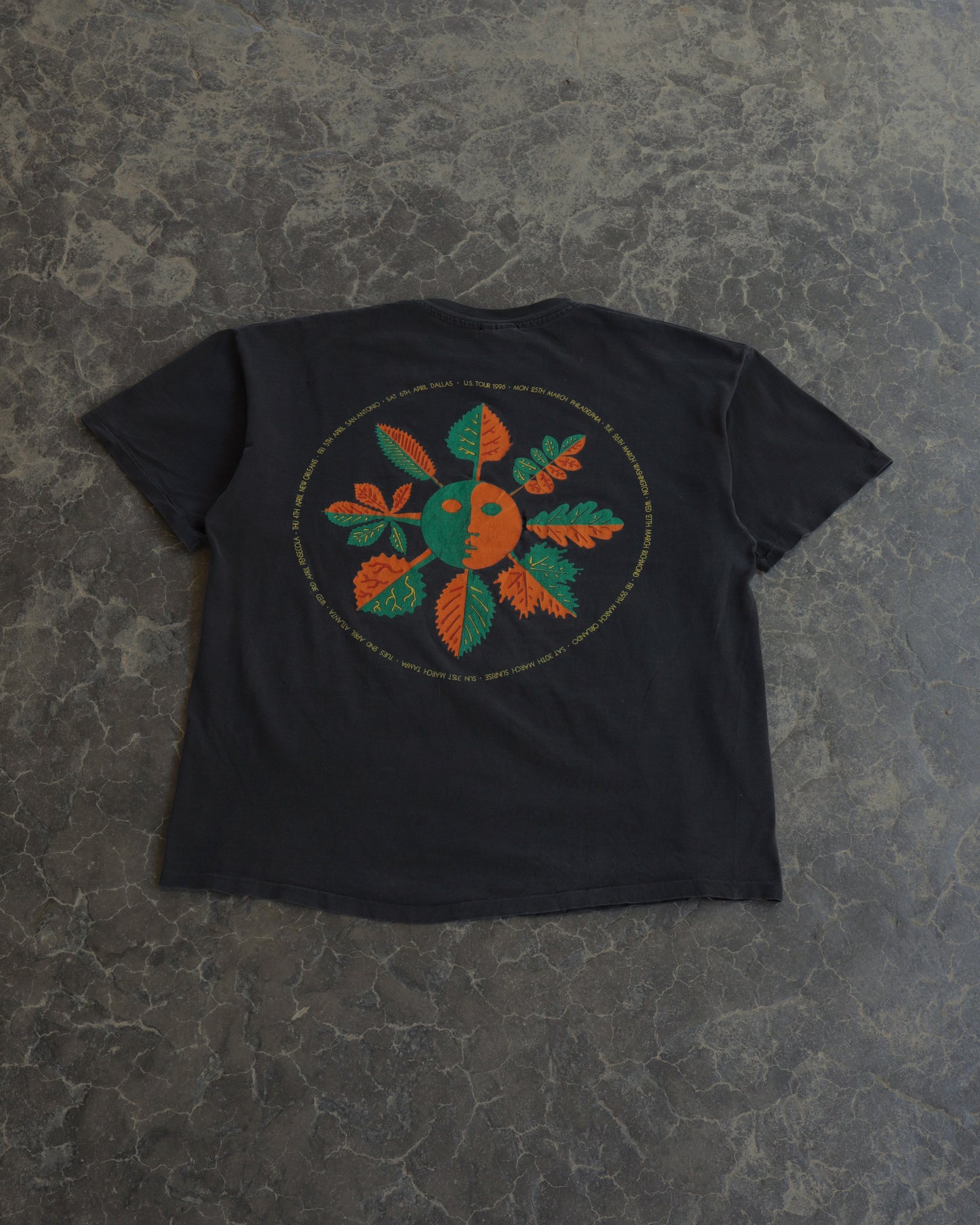 90s Jethro Tull Faded Black Tour Tee - XL