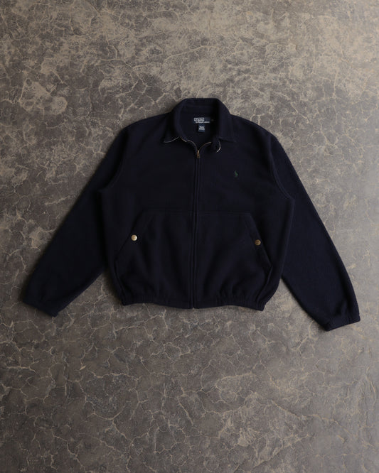 90s Polo Ralph Lauren Black Fleece Sweatshirt - M